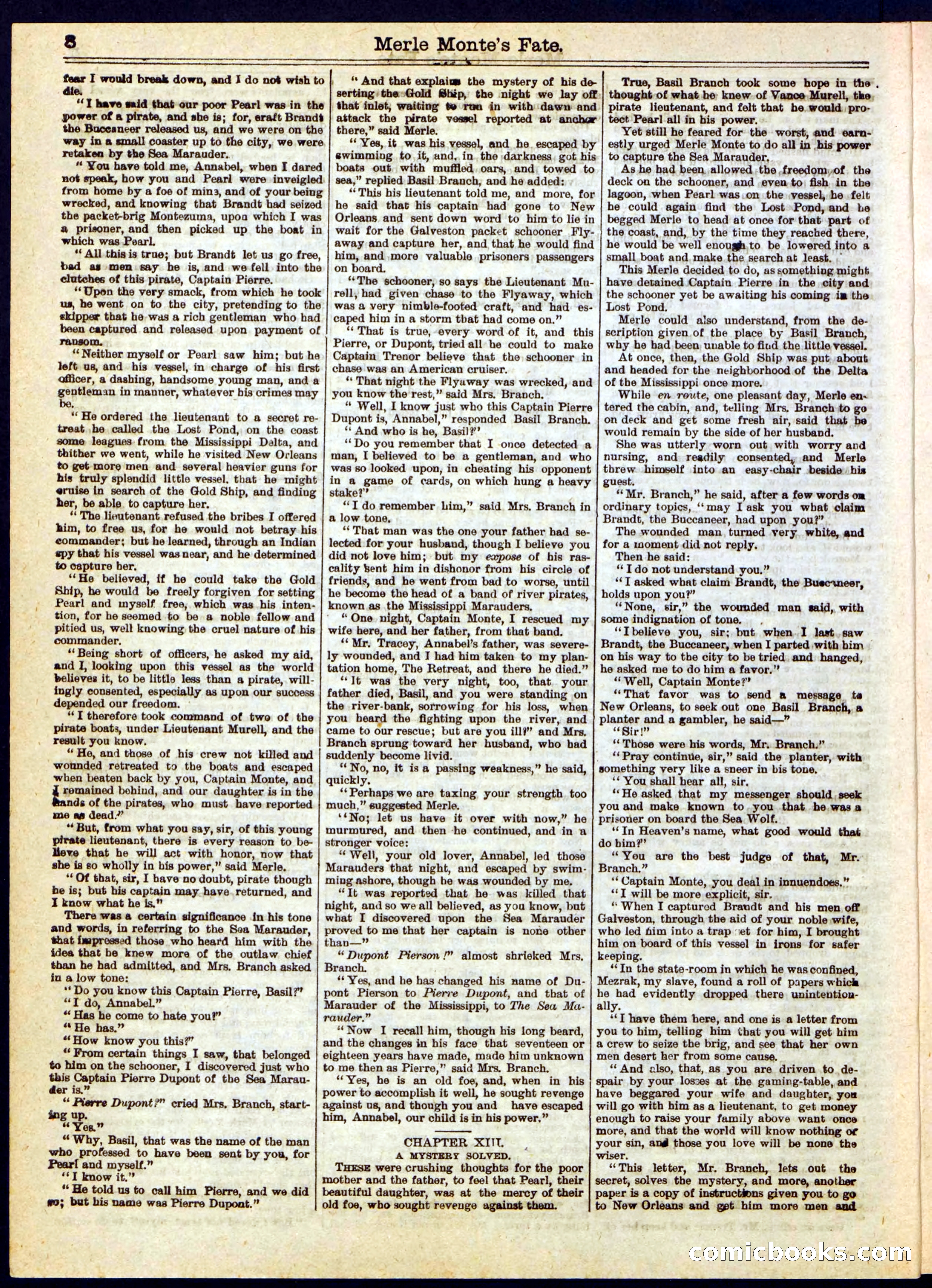 Beadle's Half Dime Library No. 280 — page 8 of 16