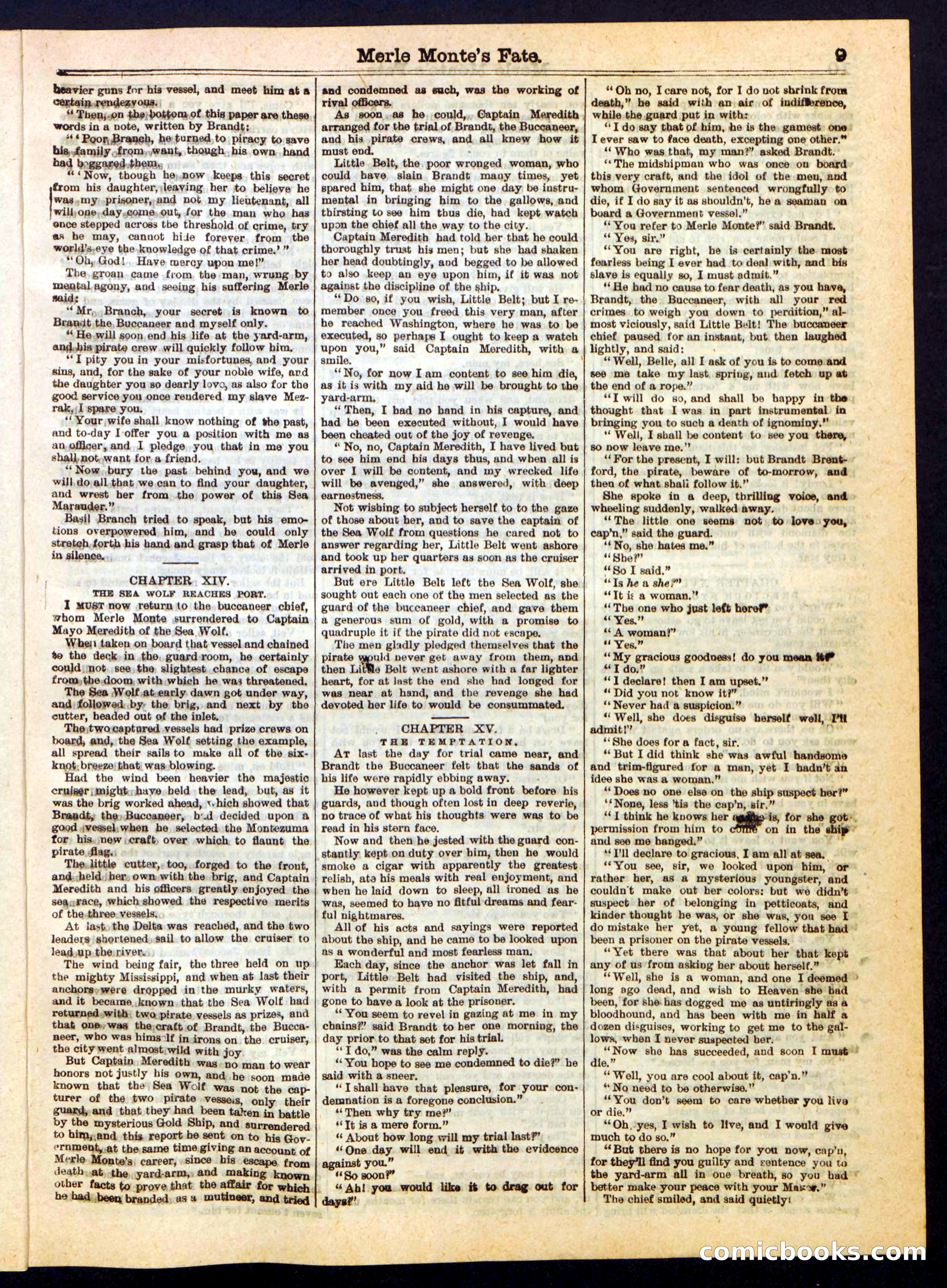 Beadle's Half Dime Library No. 280 — page 9 of 16