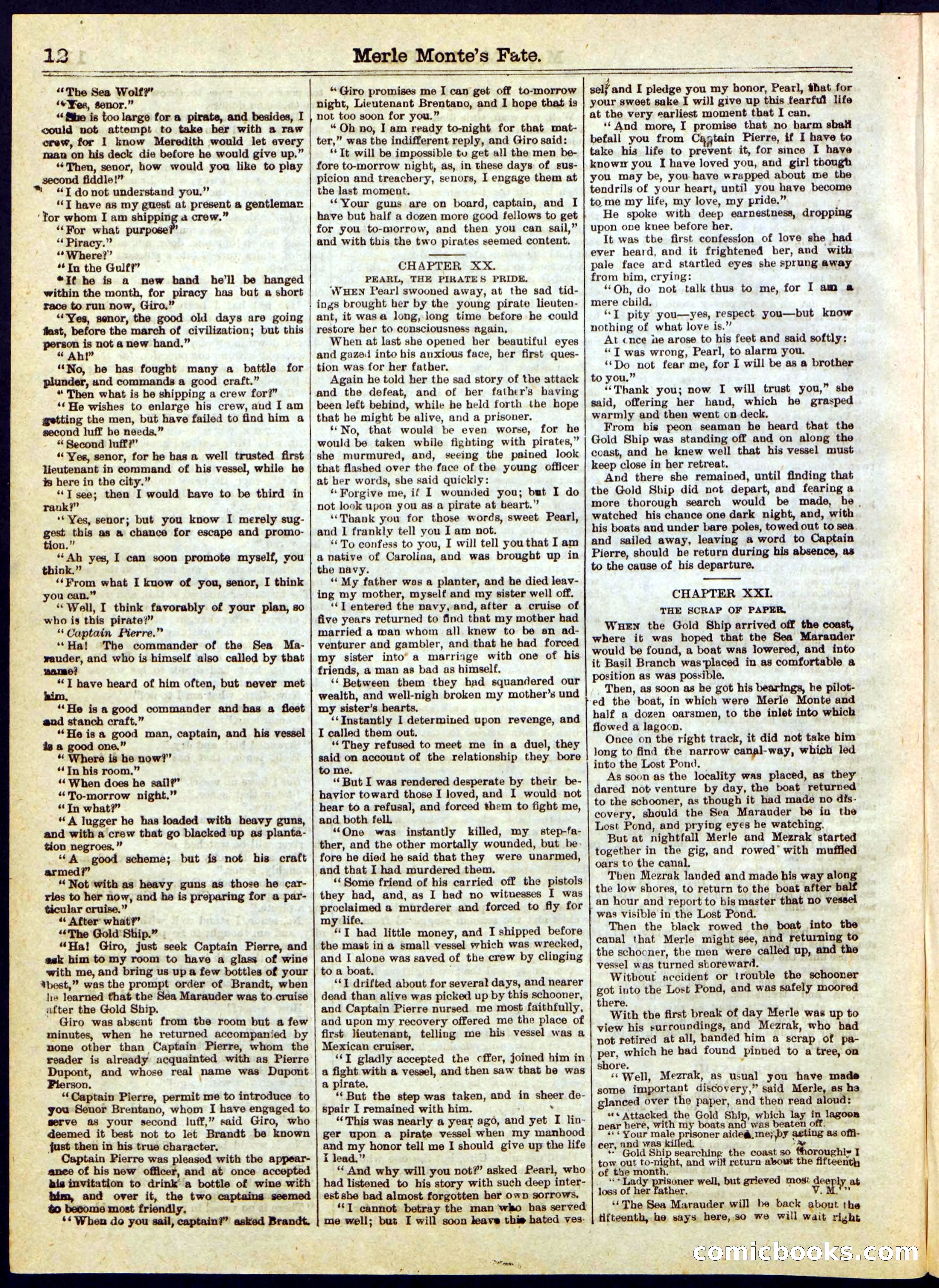 Beadle's Half Dime Library No. 280 — page 12 of 16