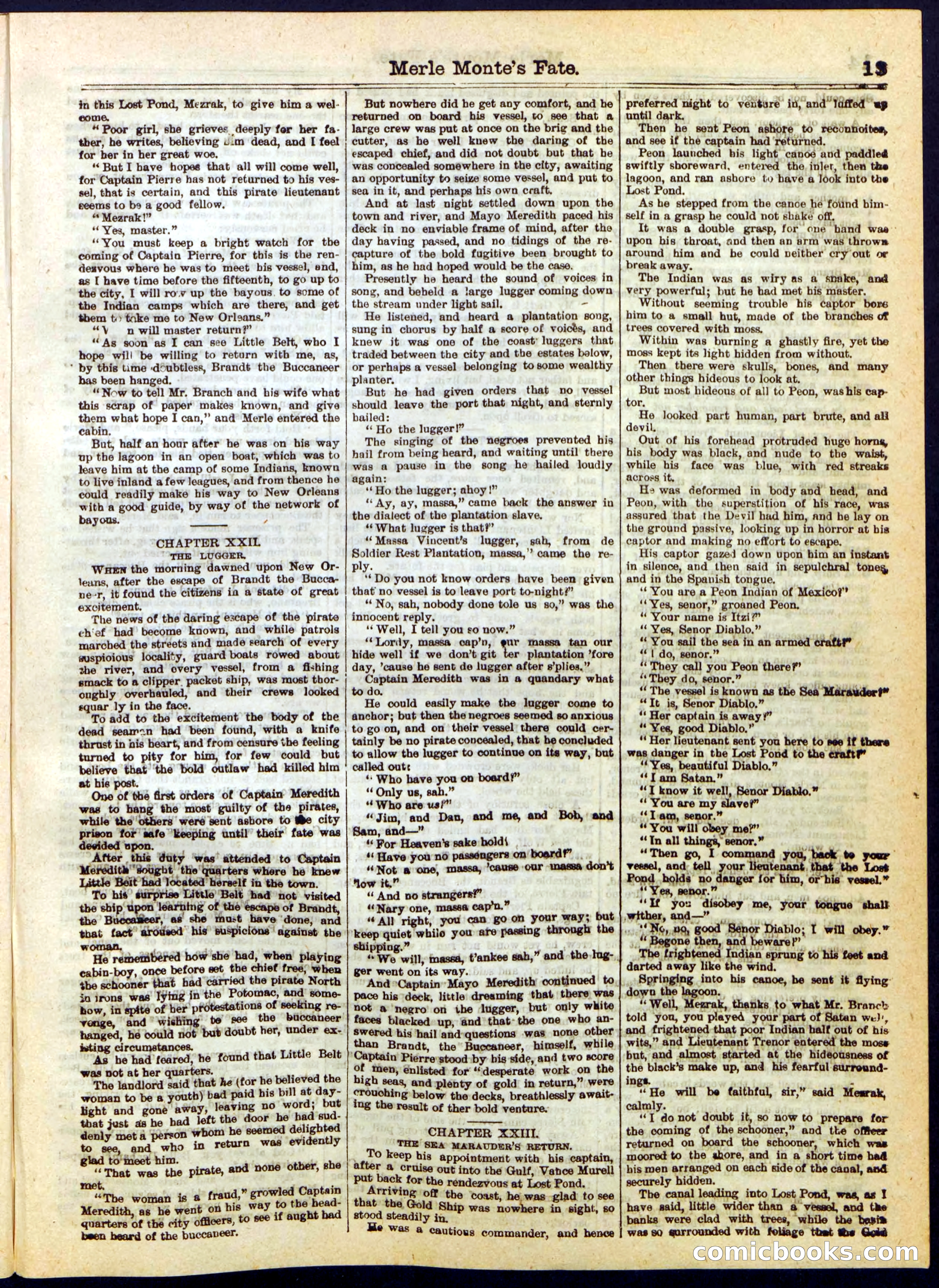 Beadle's Half Dime Library No. 280 — page 13 of 16