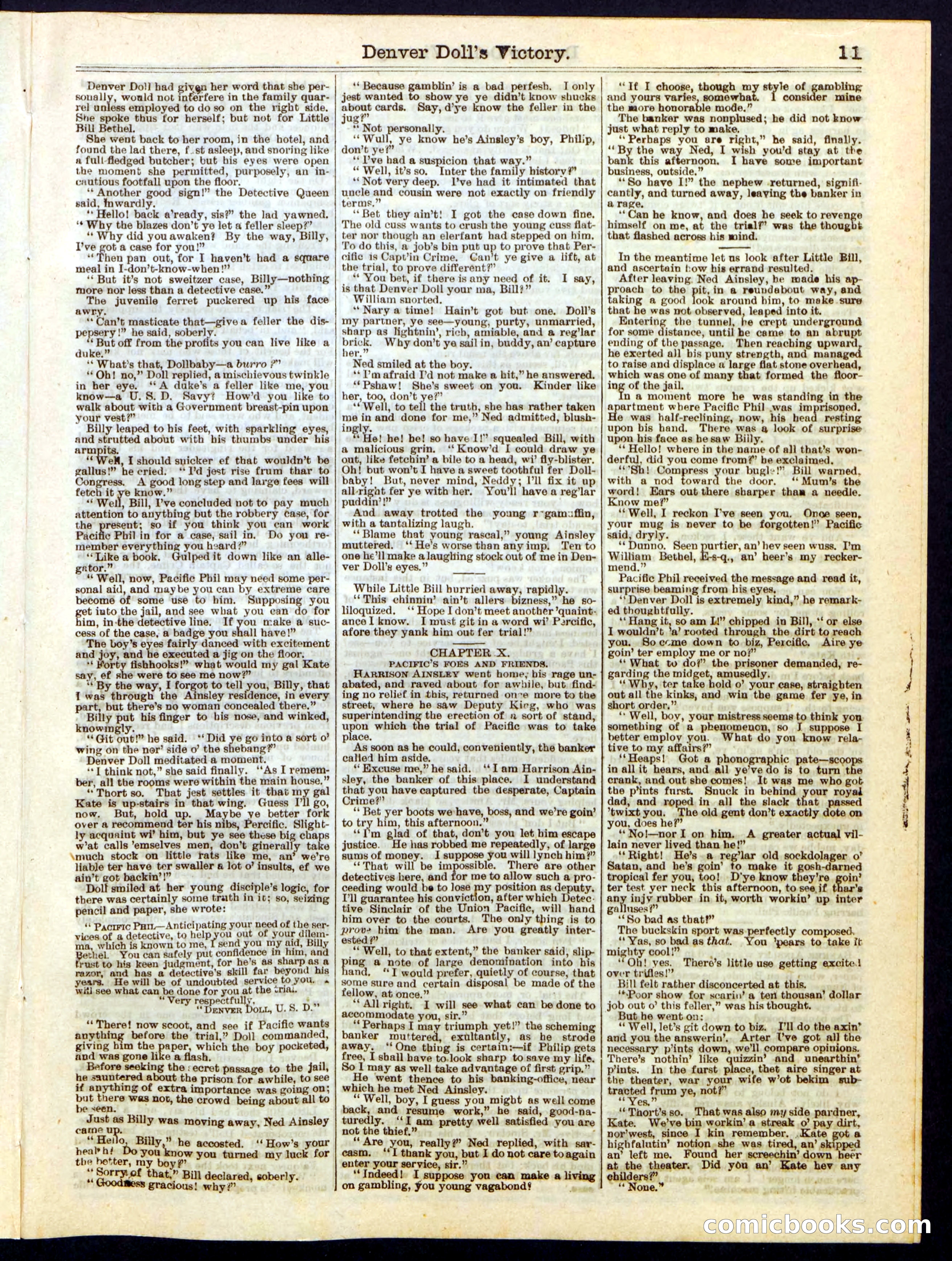 Beadle's Half Dime Library, No. 281 — page 11 of 16