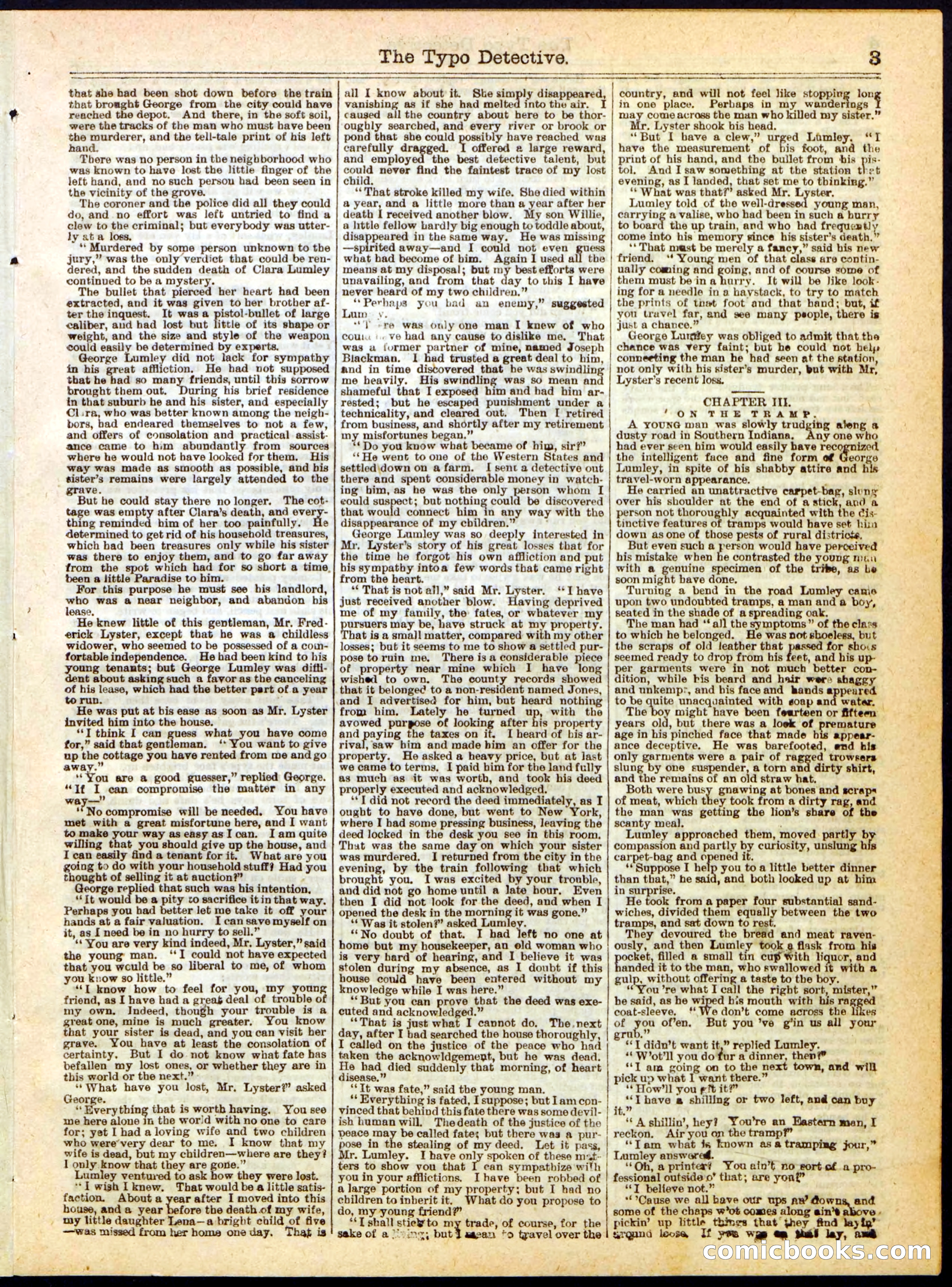Beadle's Half Dime Library No. 282 — page 3 of 16