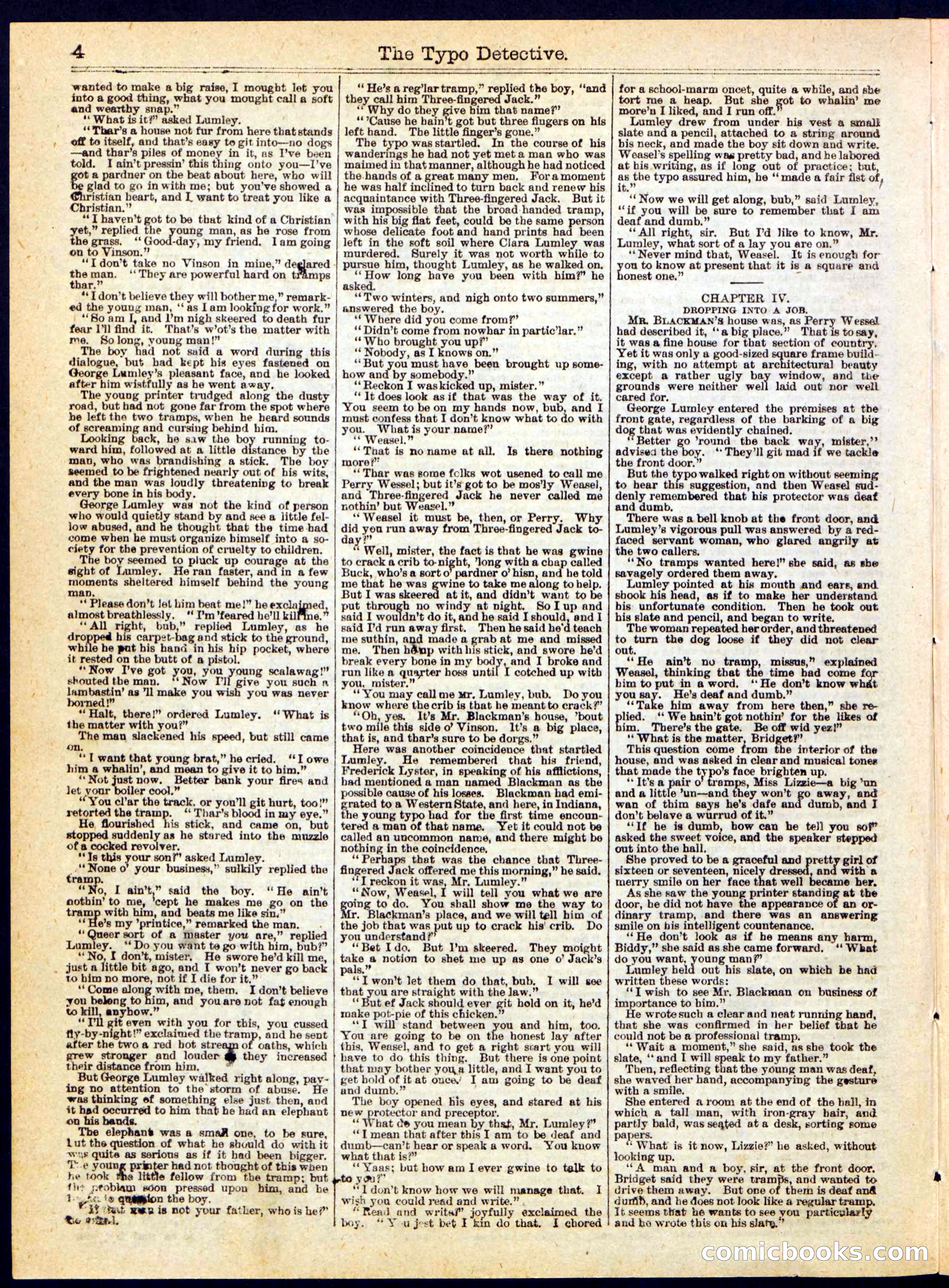 Beadle's Half Dime Library No. 282 — page 4 of 16