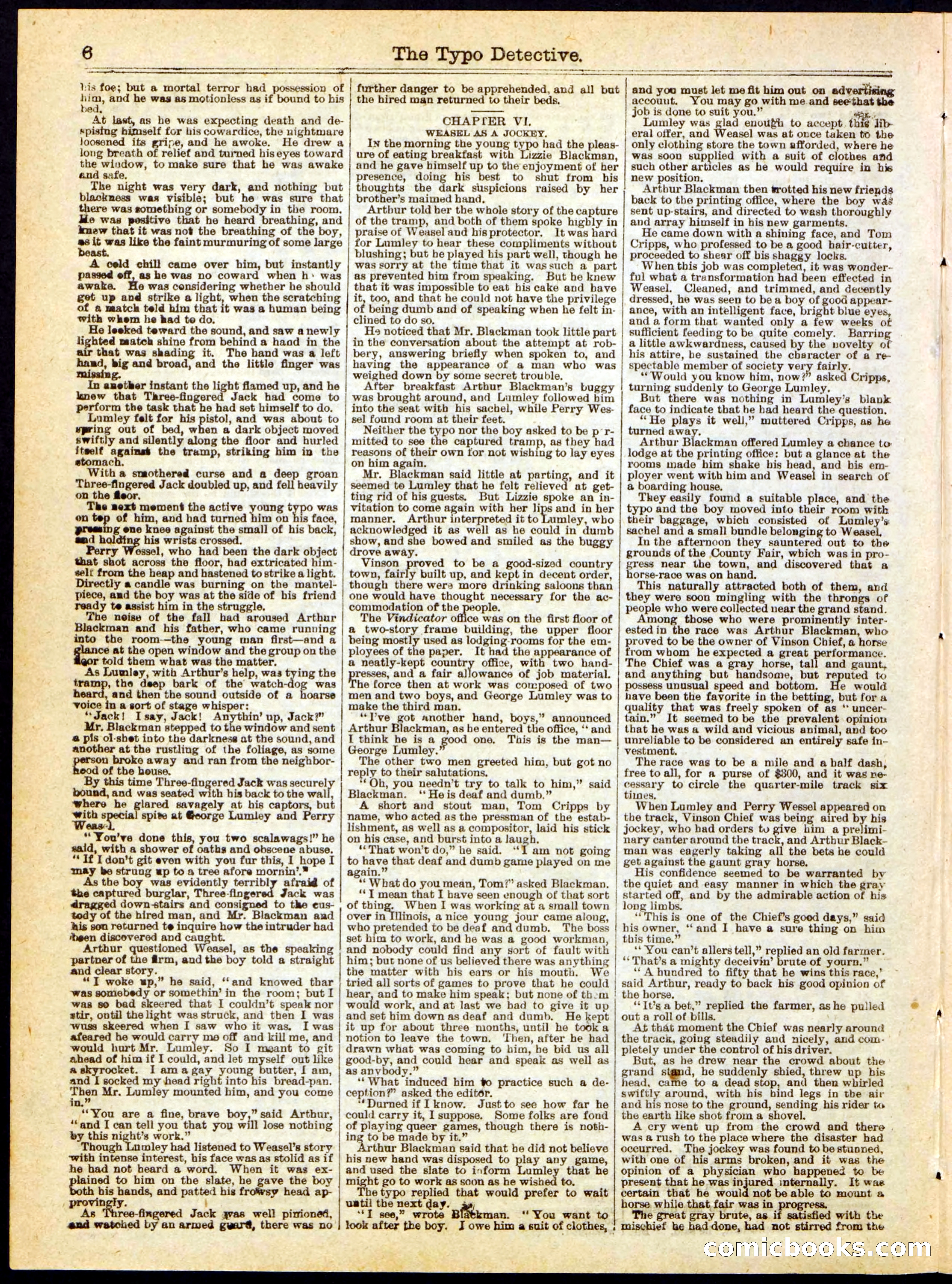 Beadle's Half Dime Library No. 282 — page 6 of 16