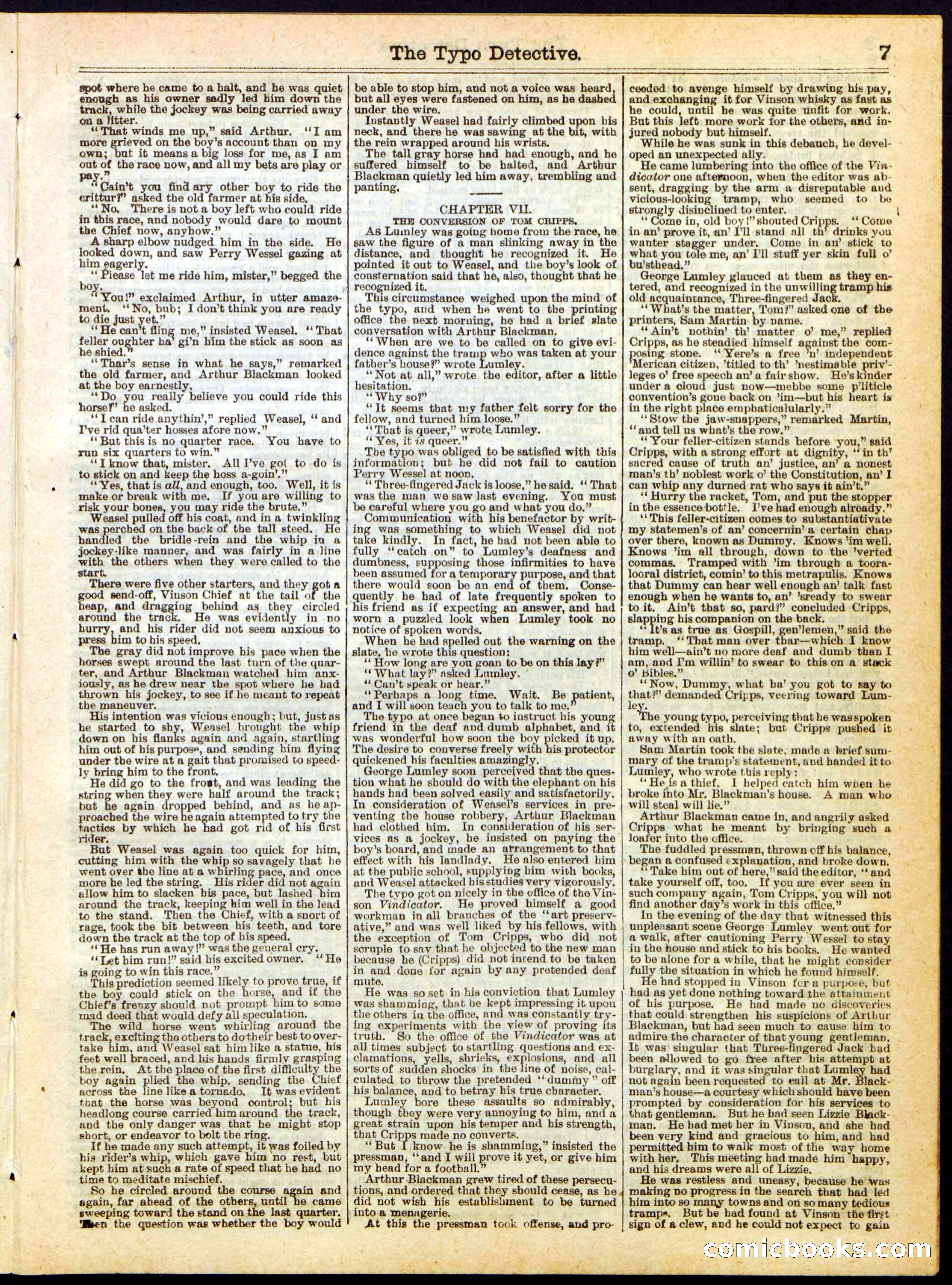 Beadle's Half Dime Library No. 282 — page 7 of 16