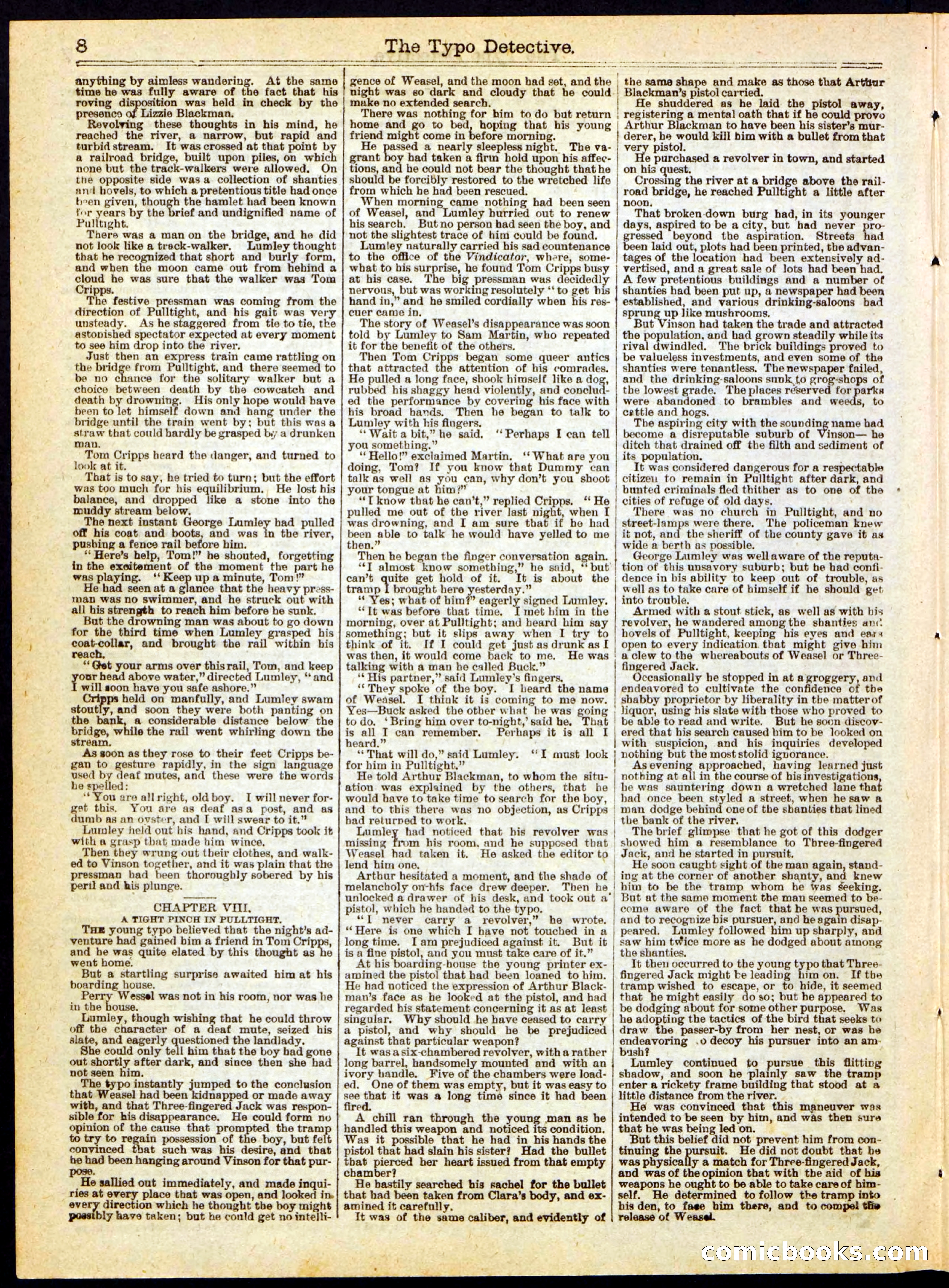 Beadle's Half Dime Library No. 282 — page 8 of 16