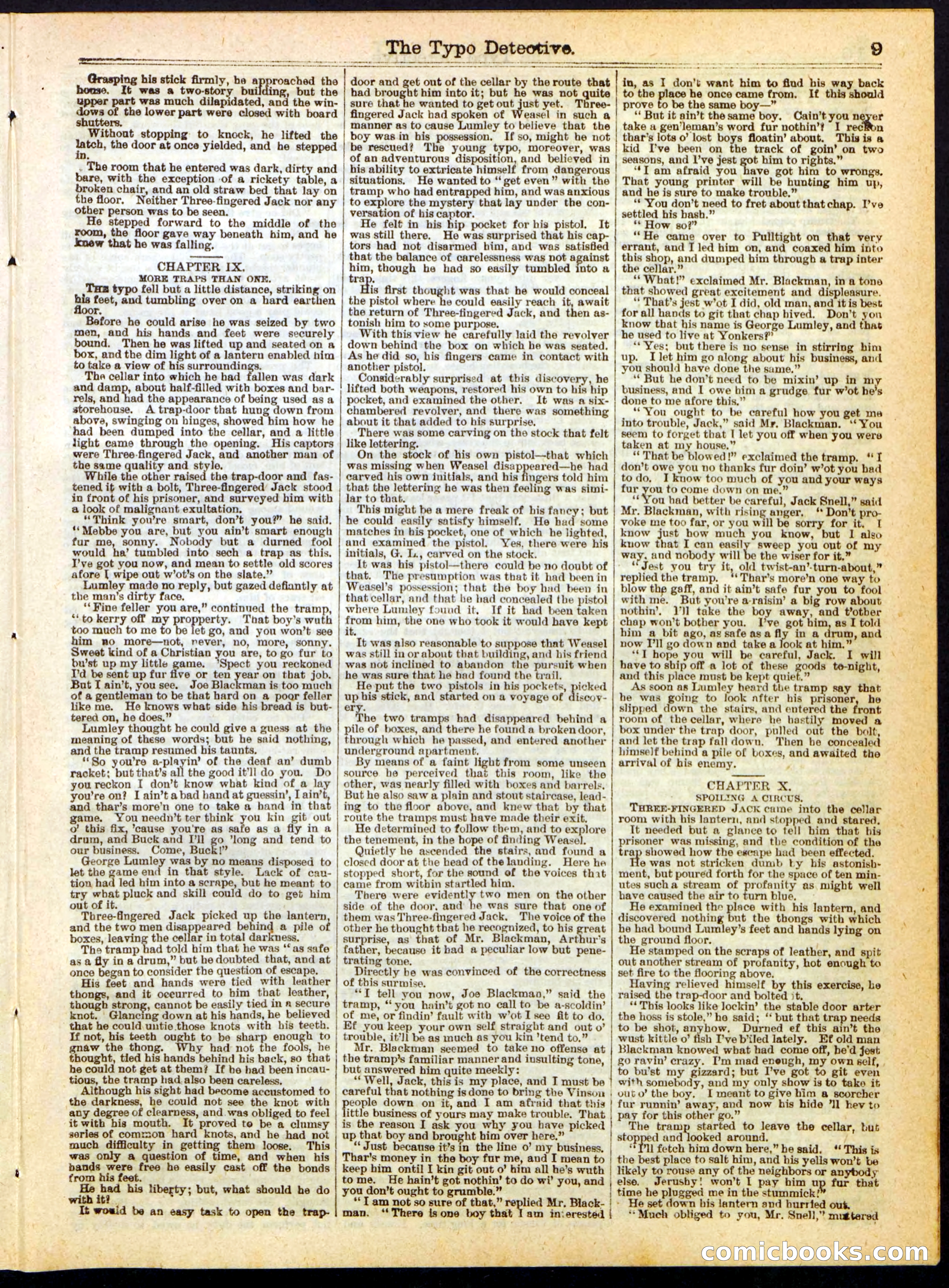 Beadle's Half Dime Library No. 282 — page 9 of 16
