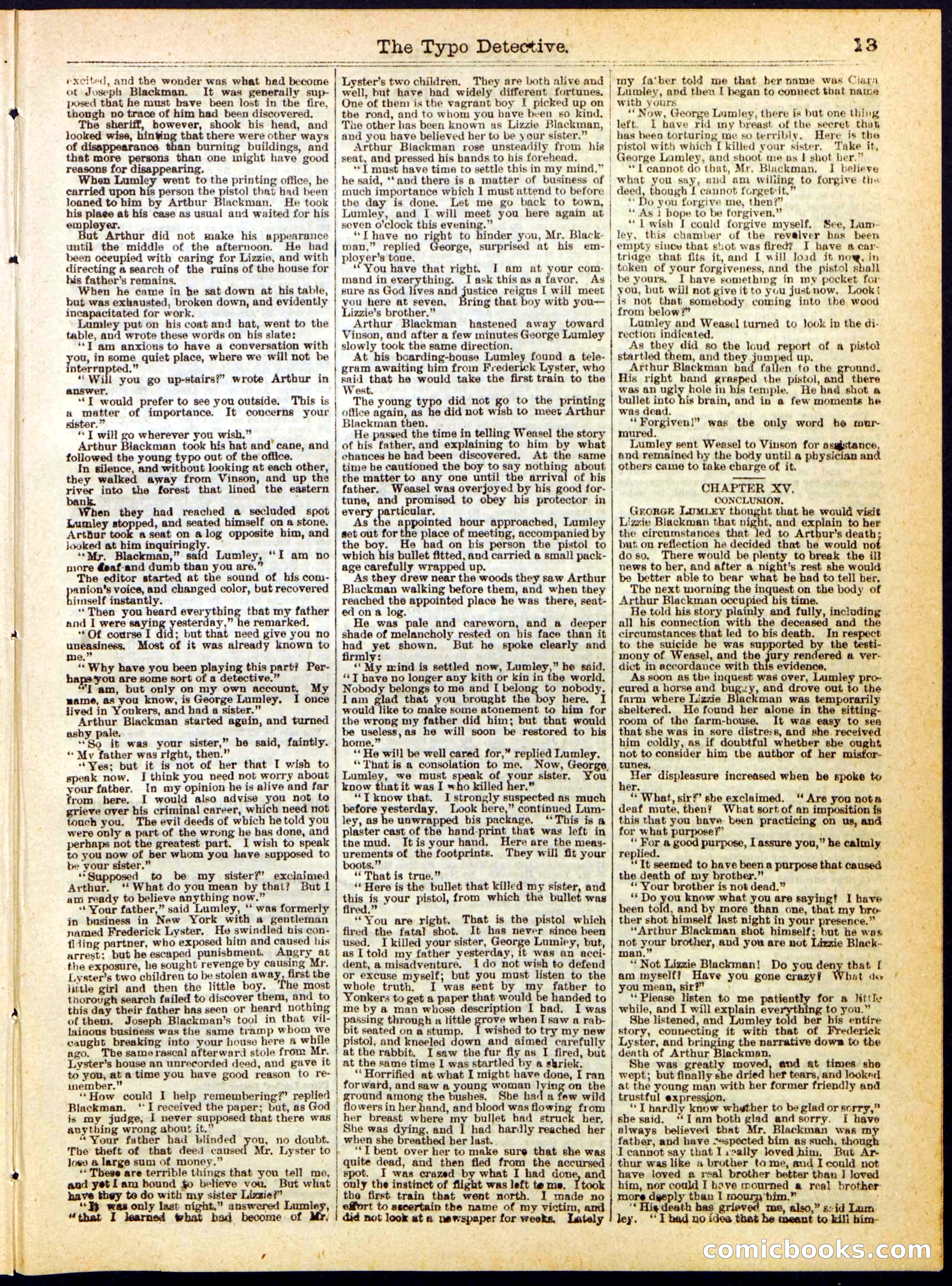 Beadle's Half Dime Library No. 282 — page 13 of 16