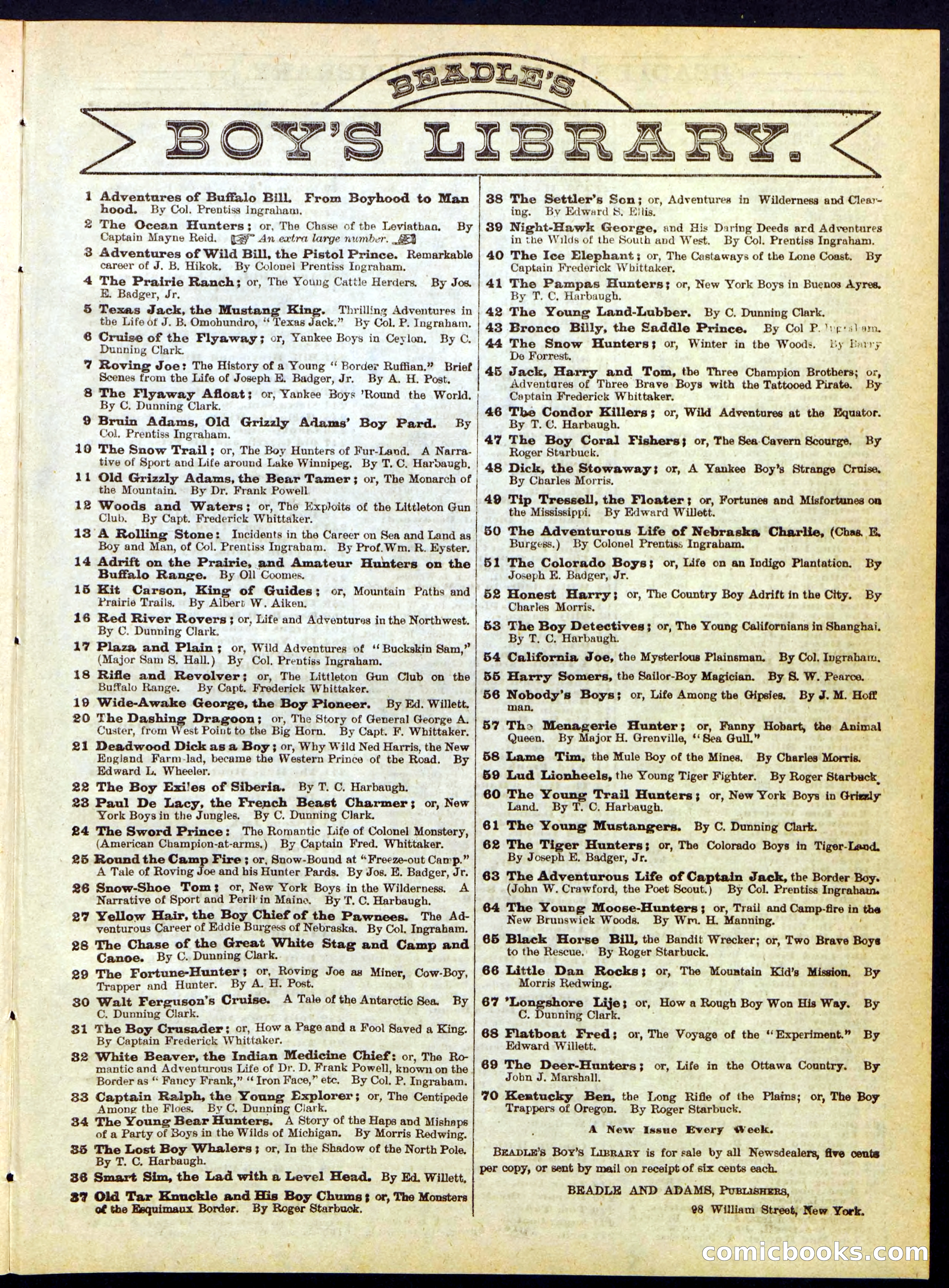 Beadle's Half Dime Library No. 282 — page 15 of 16