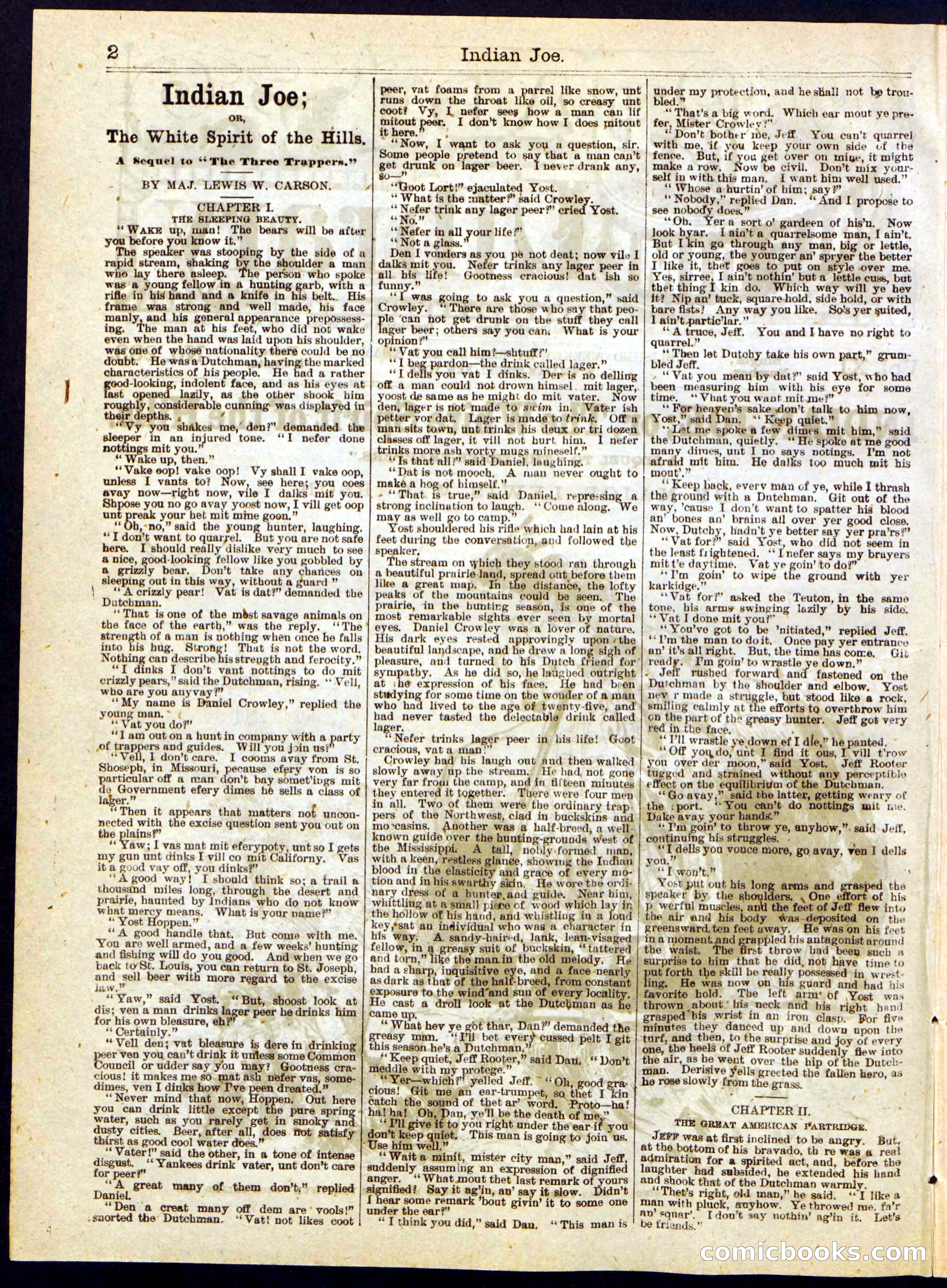 Beadle's Half Dime Library, No. 283 — page 2 of 16
