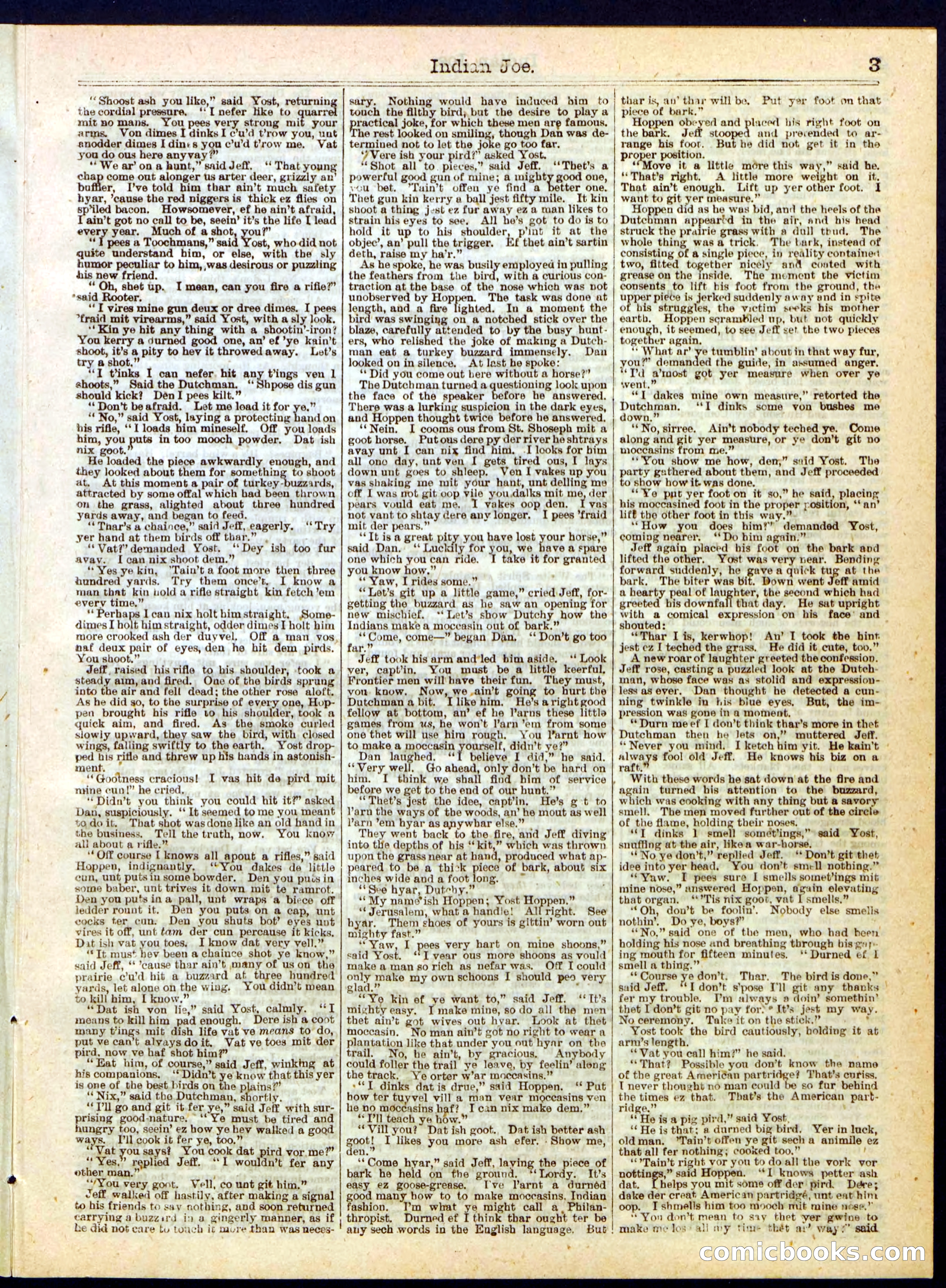 Beadle's Half Dime Library, No. 283 — page 3 of 16
