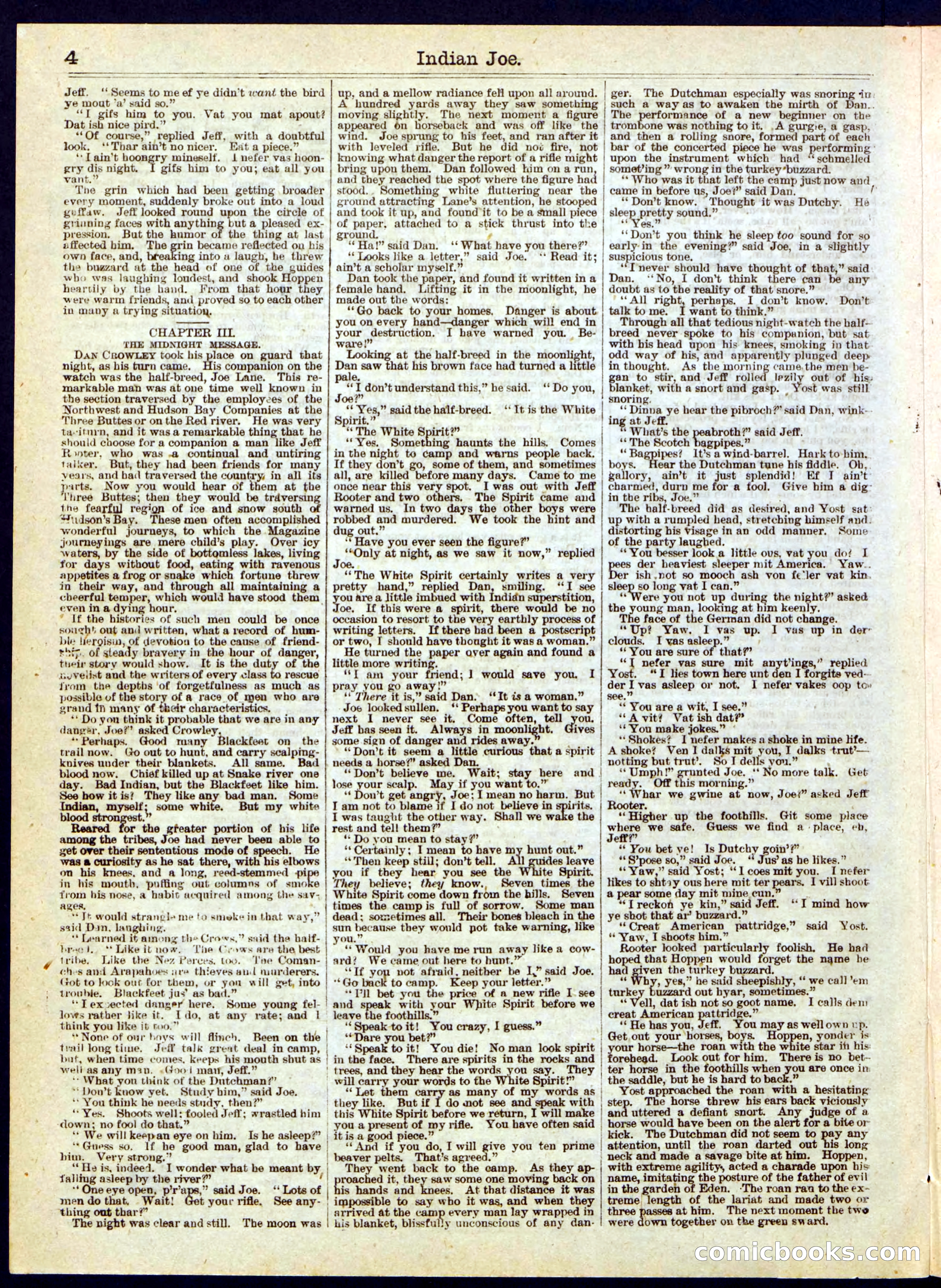 Beadle's Half Dime Library, No. 283 — page 4 of 16