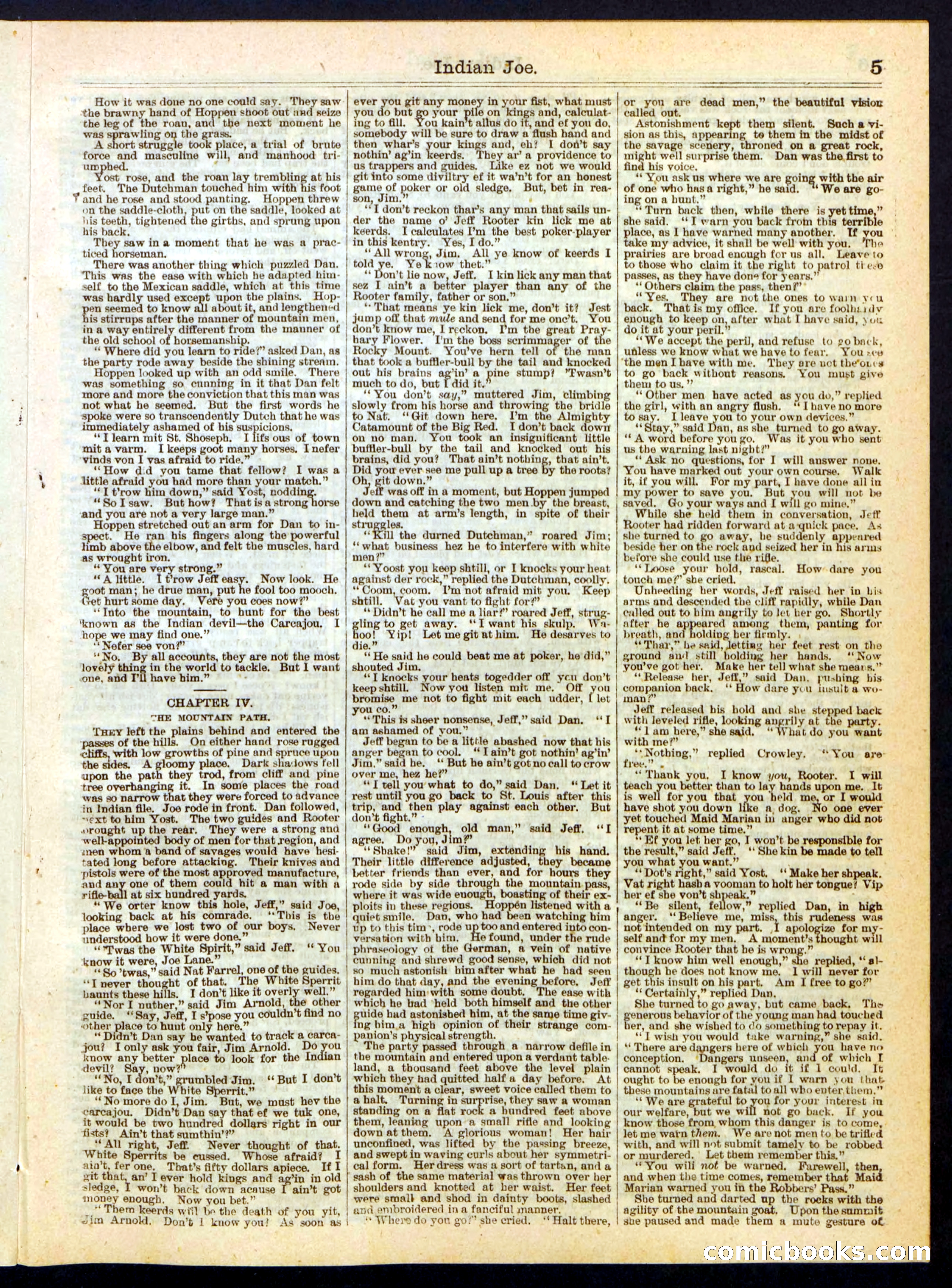 Beadle's Half Dime Library, No. 283 — page 5 of 16