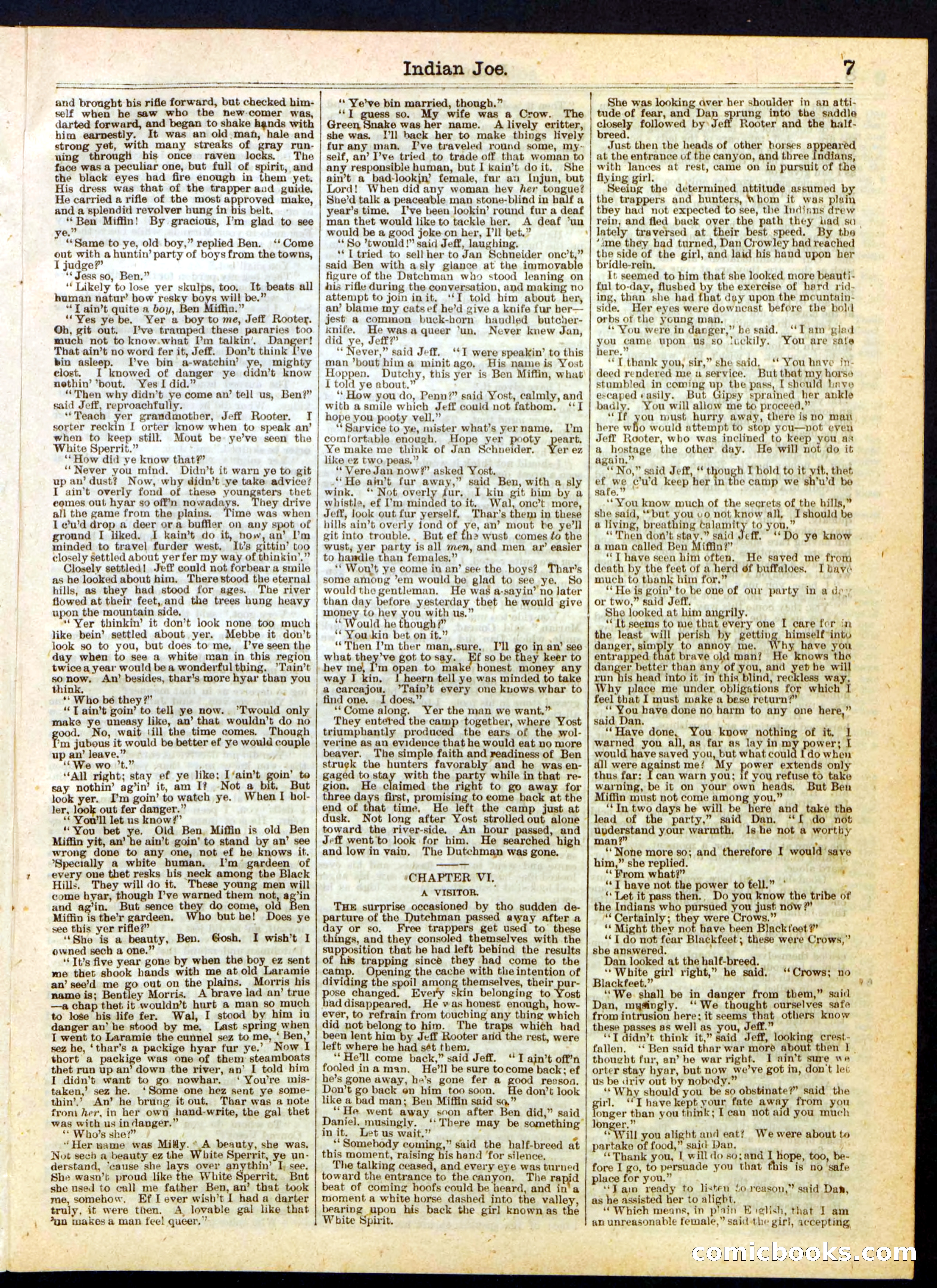 Beadle's Half Dime Library, No. 283 — page 7 of 16