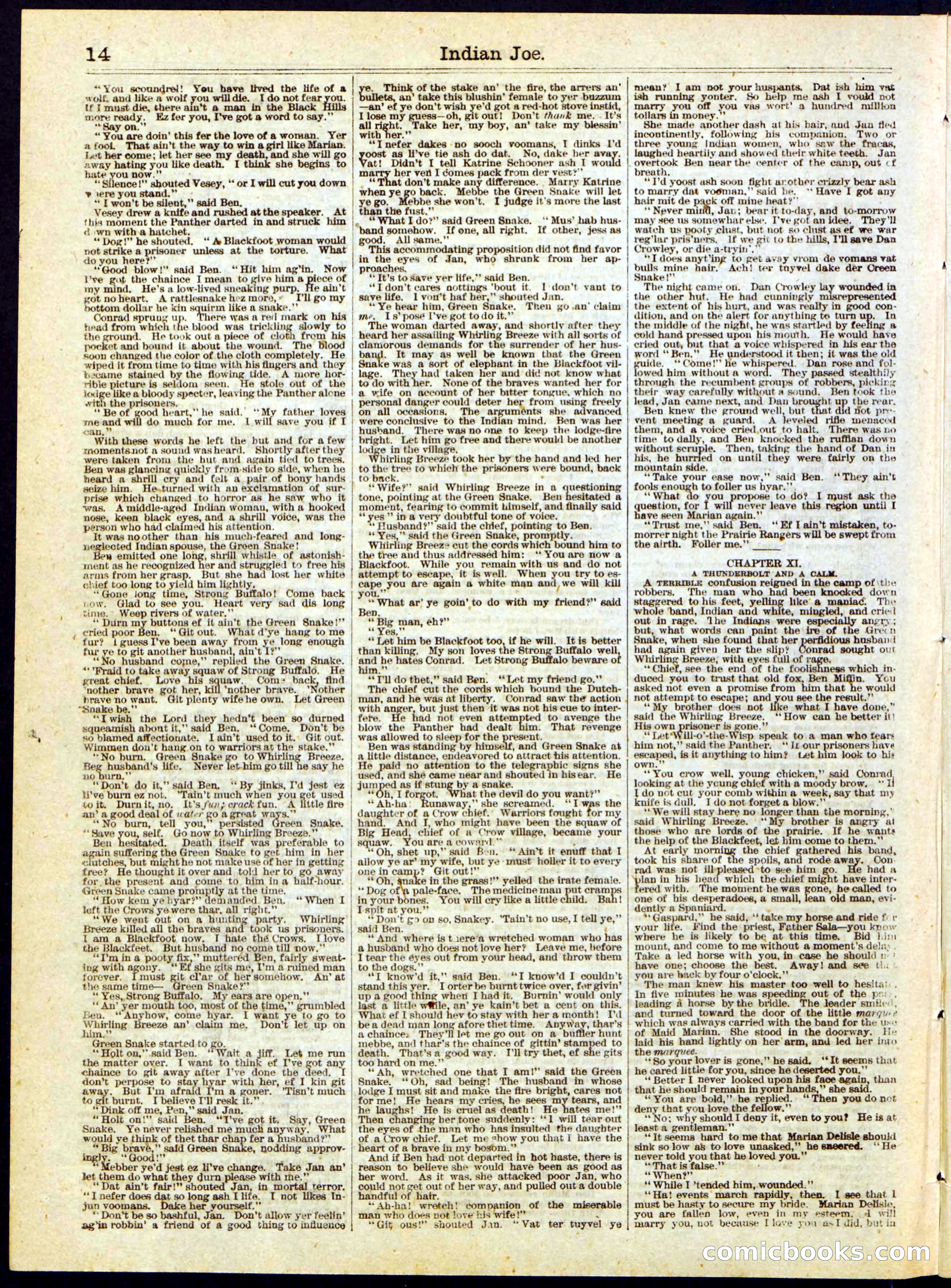 Beadle's Half Dime Library, No. 283 — page 14 of 16