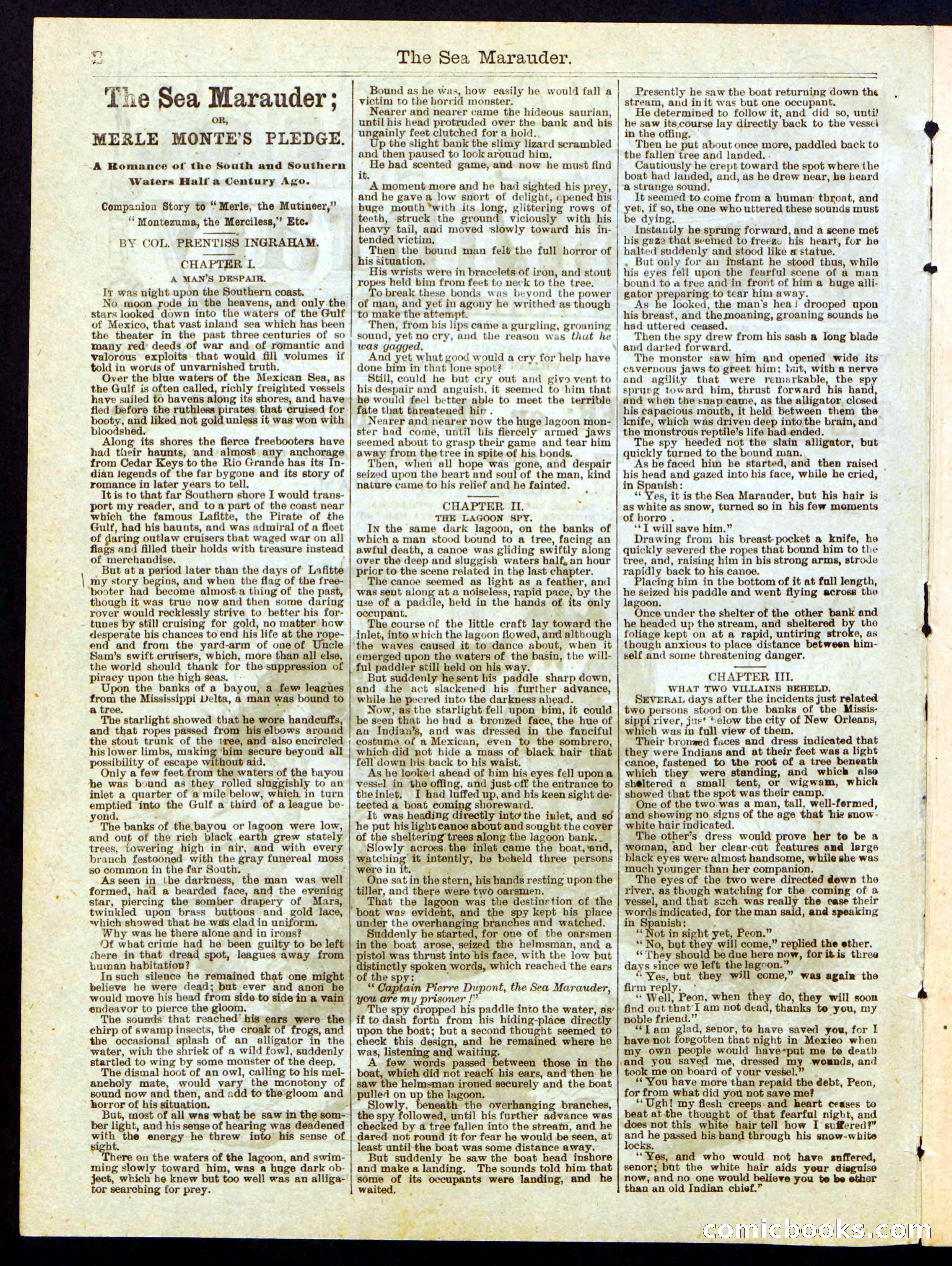 Beadle's Half Dime Library, No. 284 — page 2 of 16
