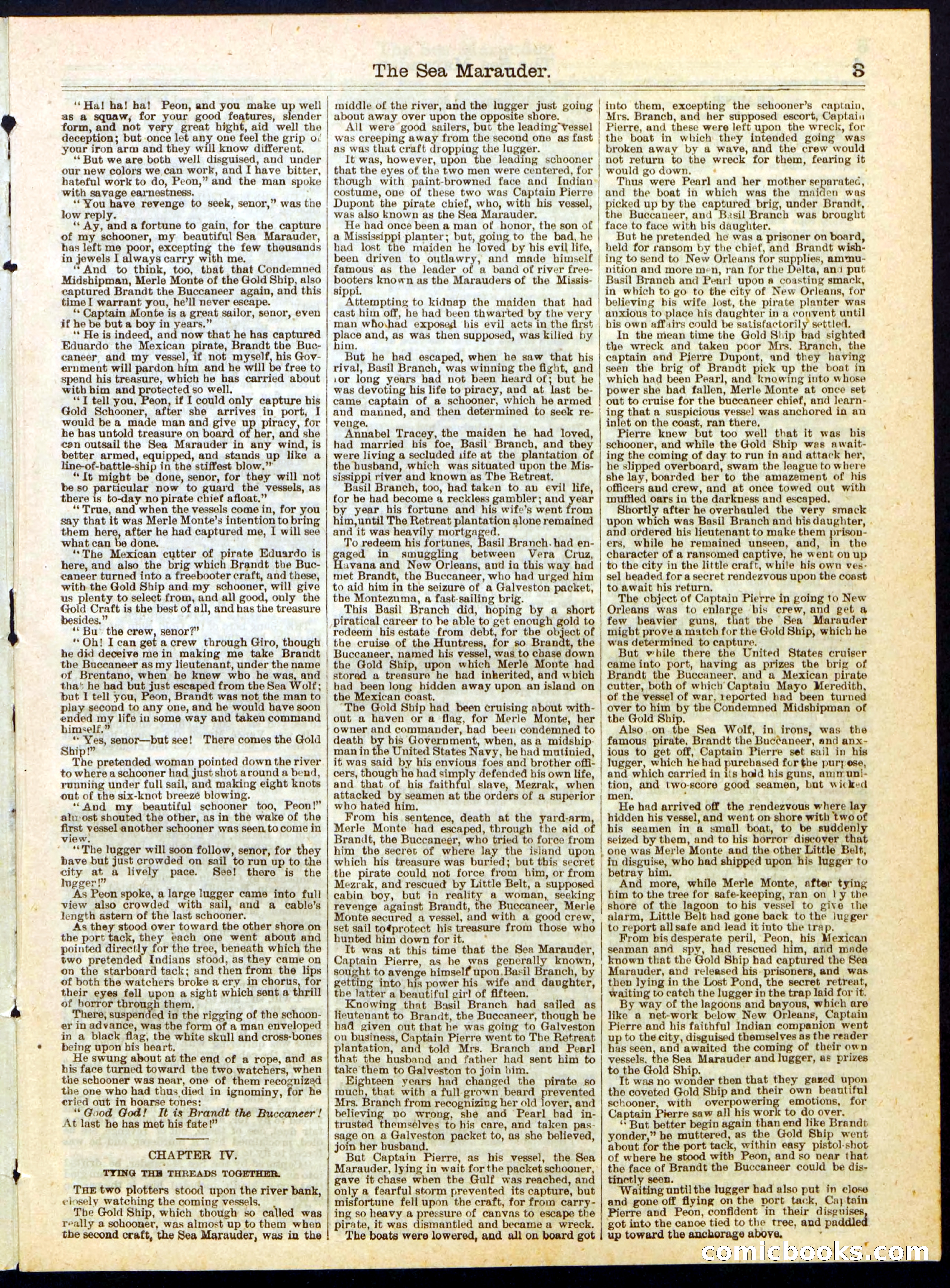 Beadle's Half Dime Library, No. 284 — page 3 of 16