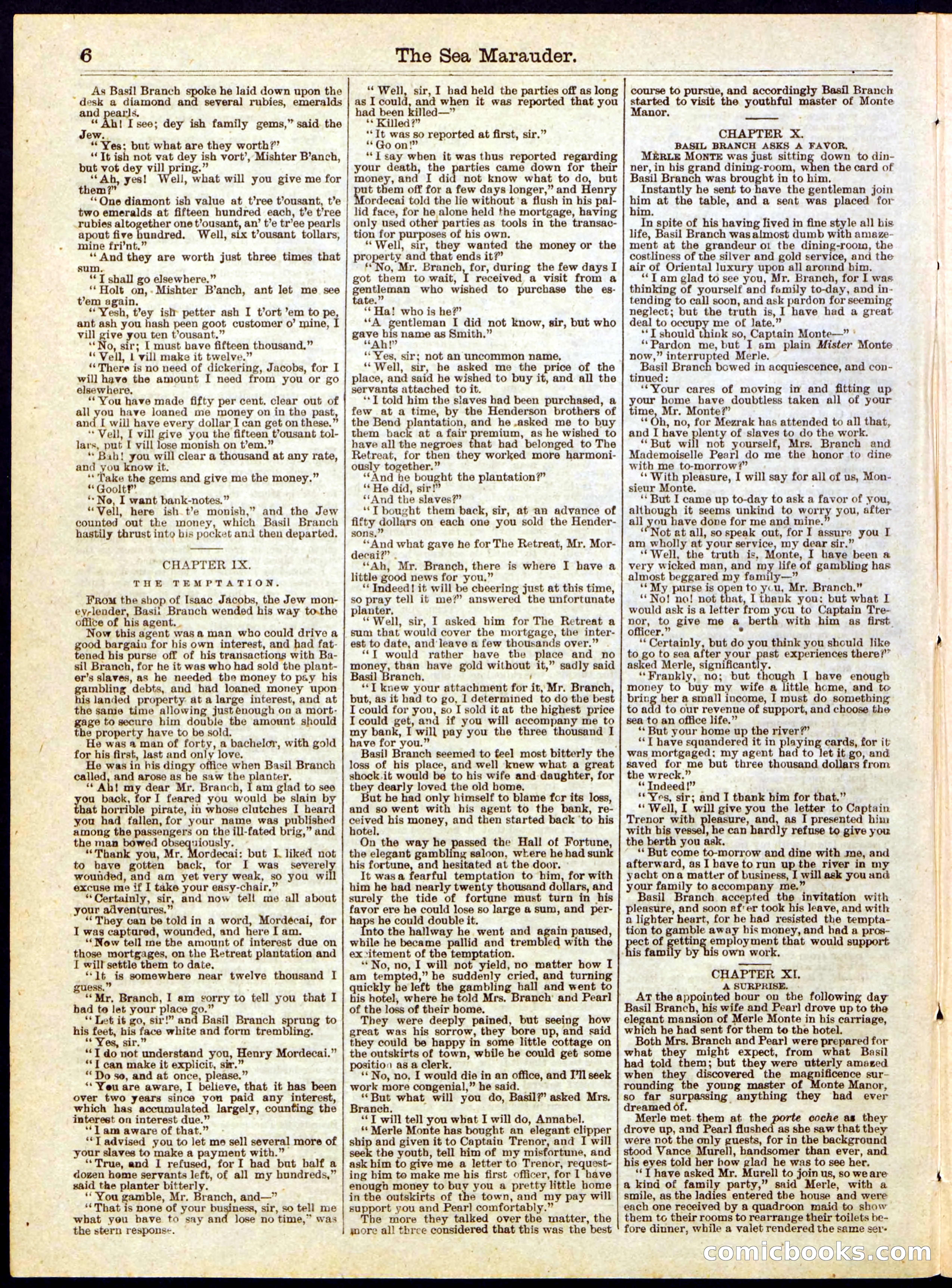 Beadle's Half Dime Library, No. 284 — page 6 of 16