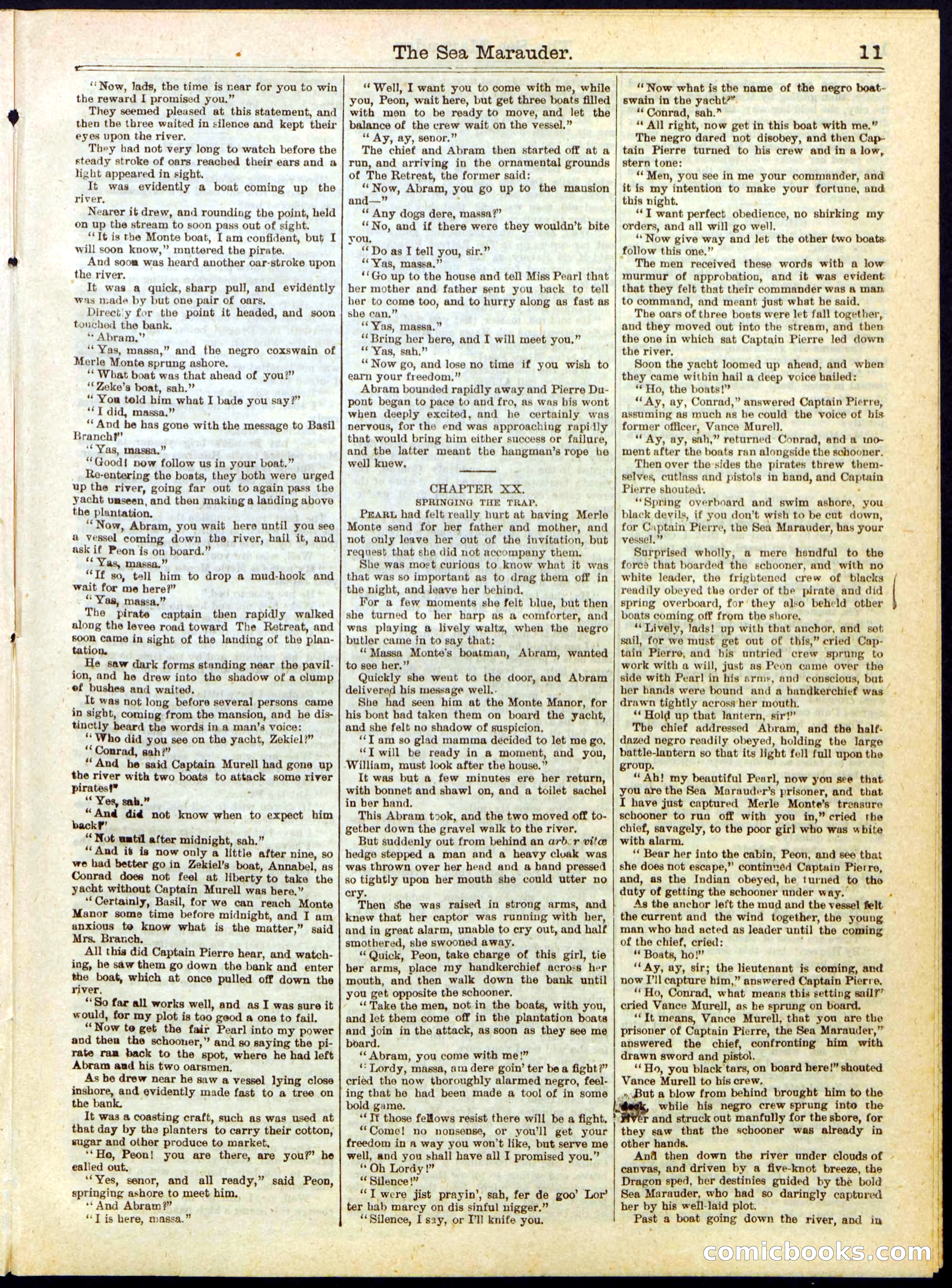 Beadle's Half Dime Library, No. 284 — page 11 of 16