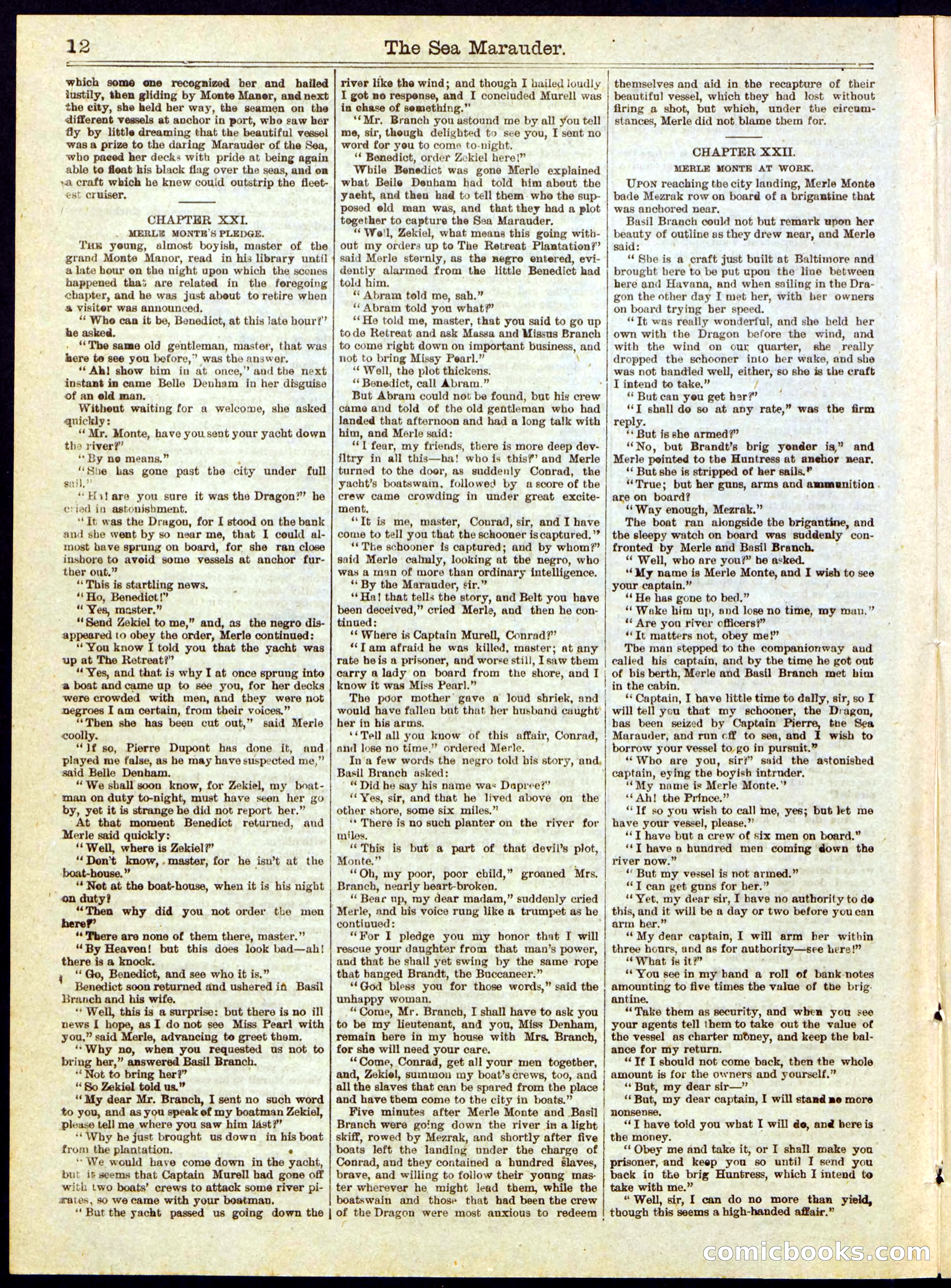 Beadle's Half Dime Library, No. 284 — page 12 of 16