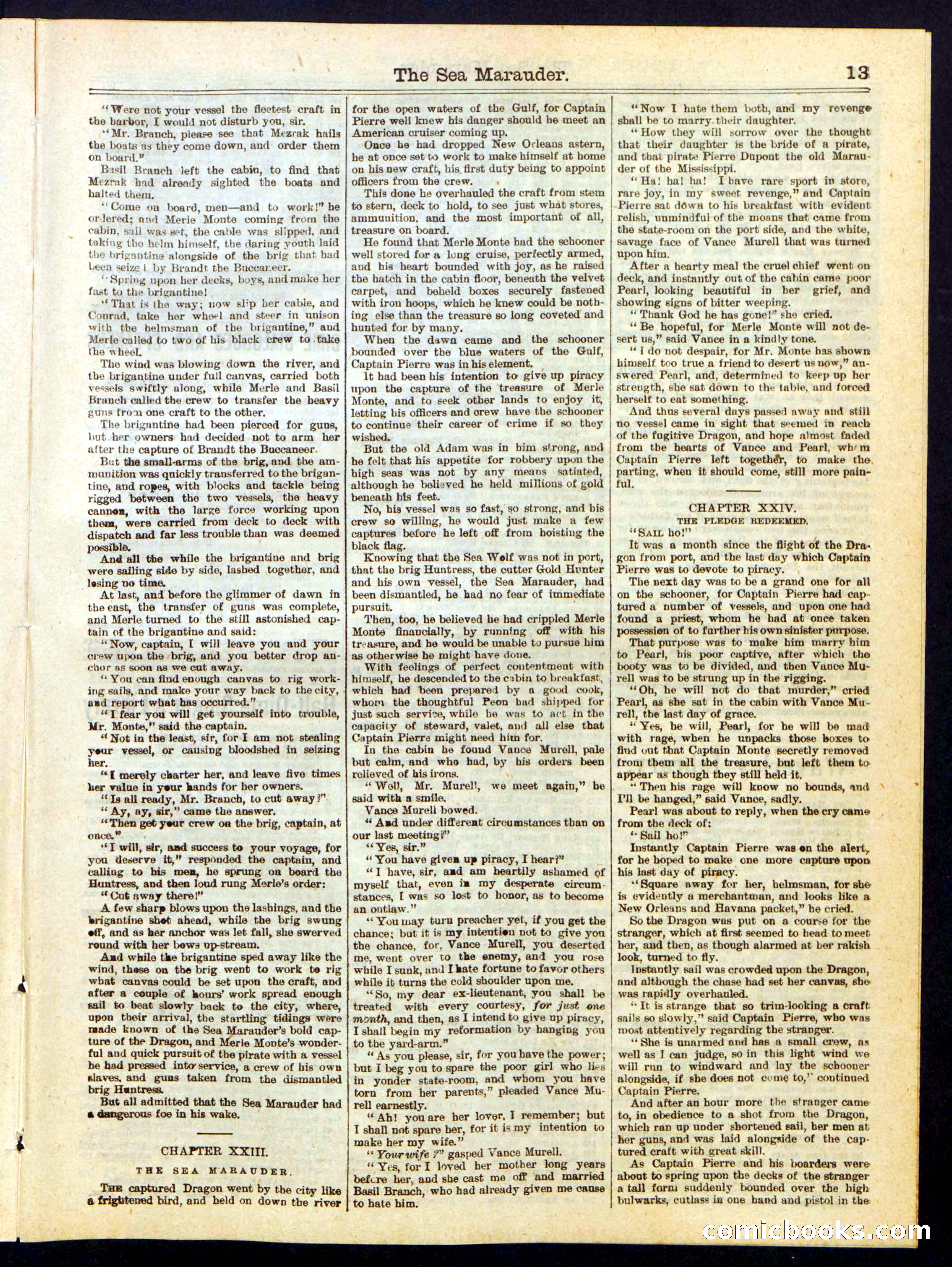 Beadle's Half Dime Library, No. 284 — page 13 of 16