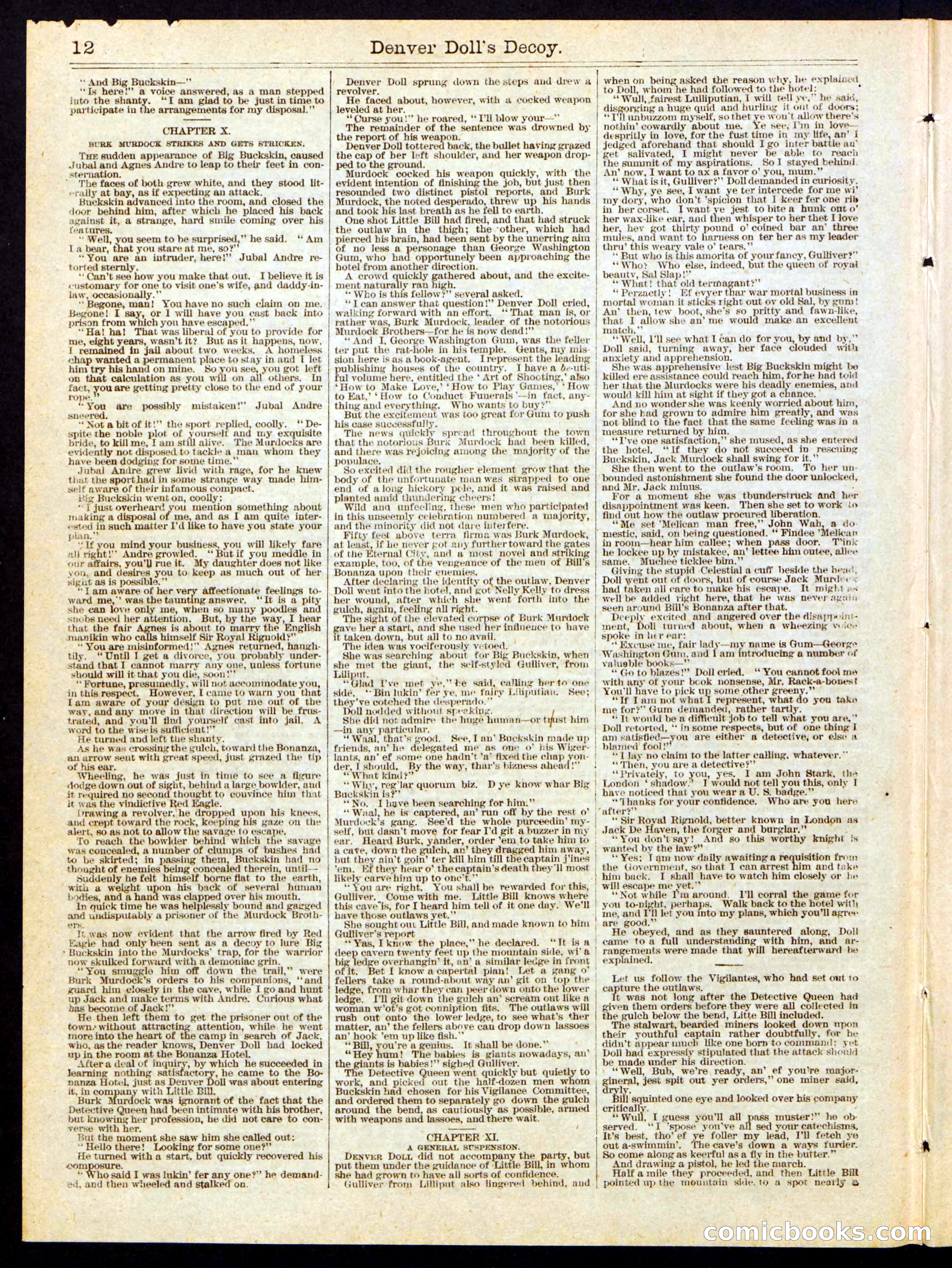 Beadle's Half Dime Library No. 285 — page 12 of 16