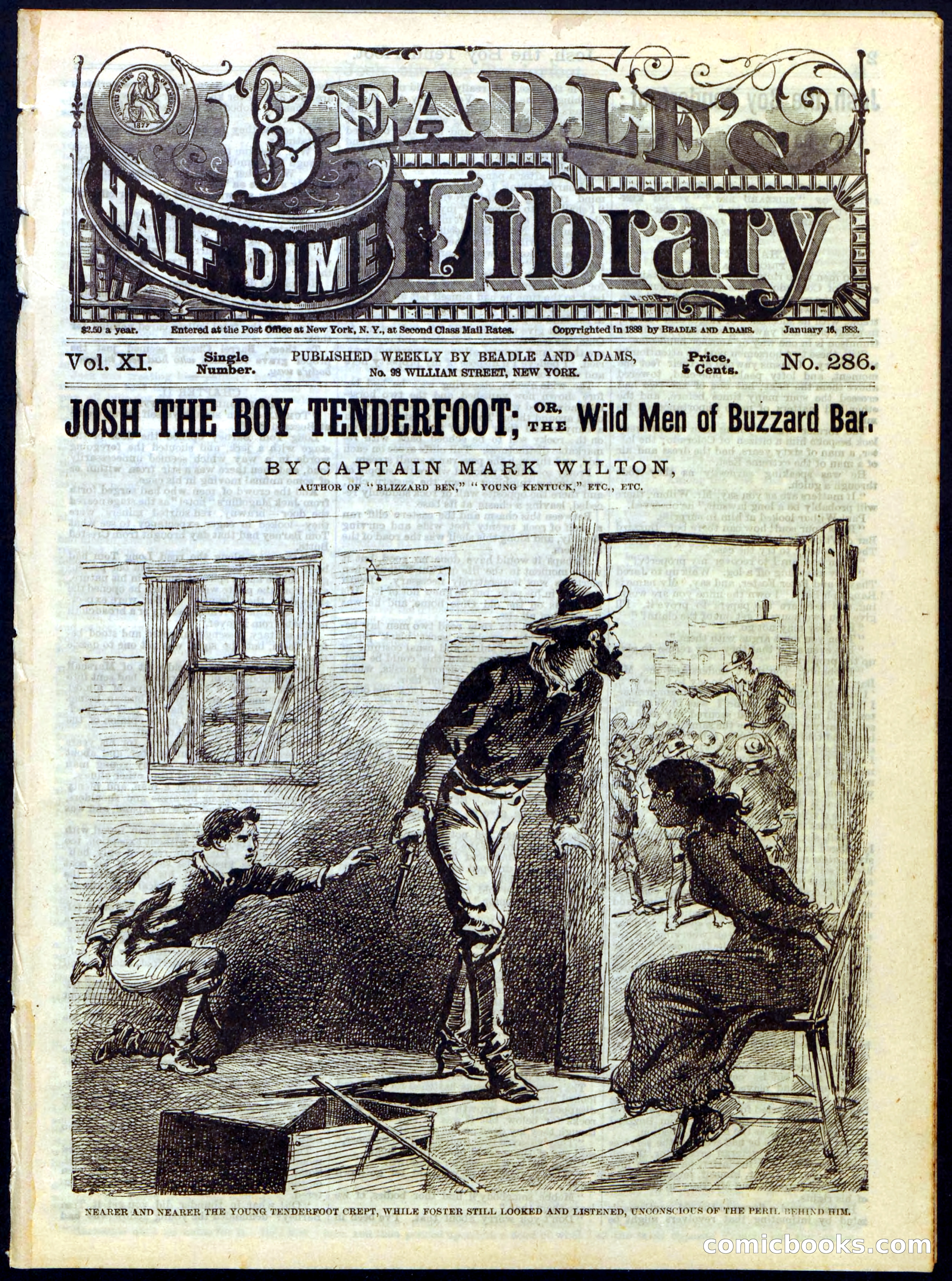 Beadle's Half Dime Library, No. 286