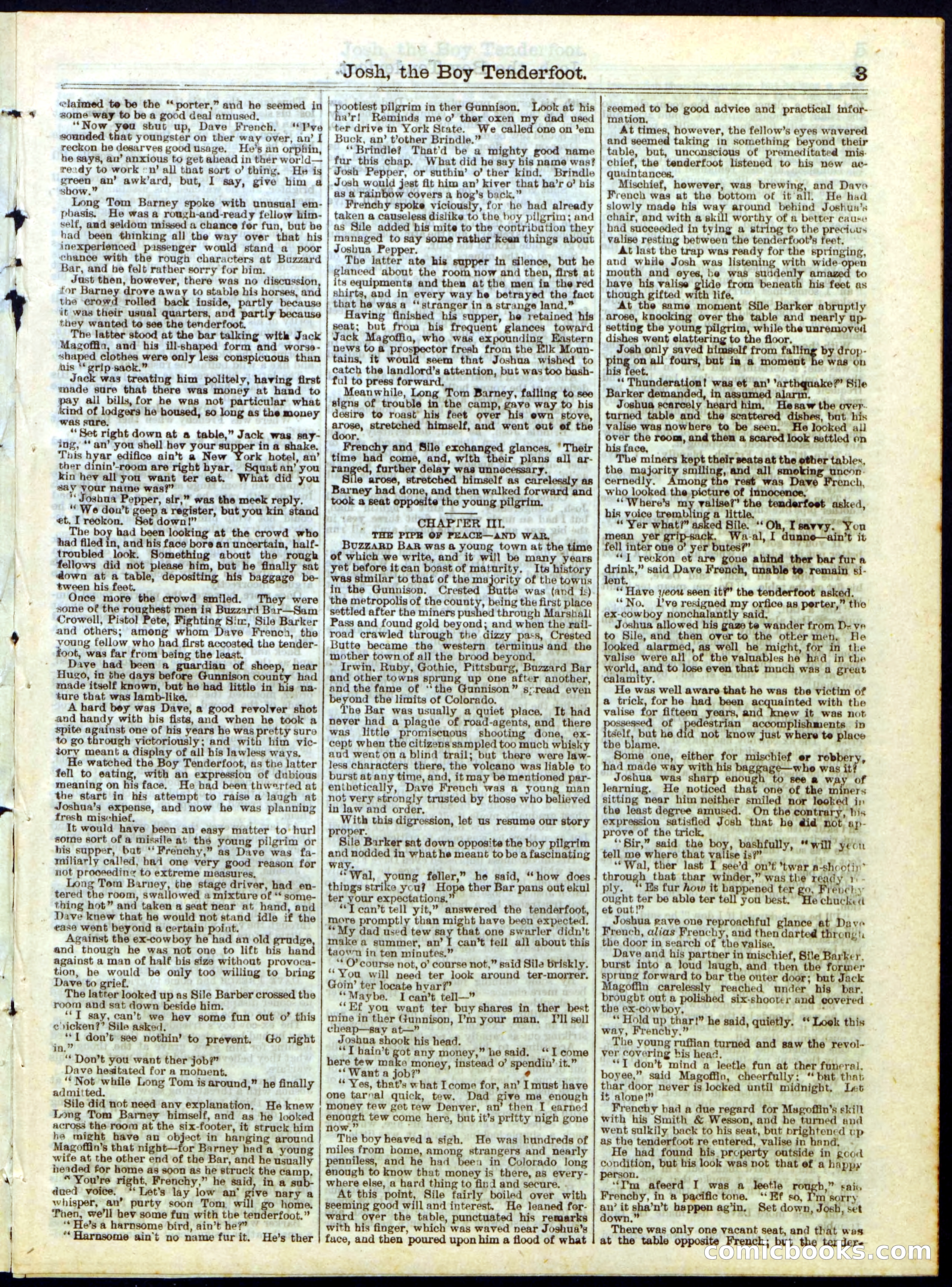 Beadle's Half Dime Library, No. 286 — page 3 of 16