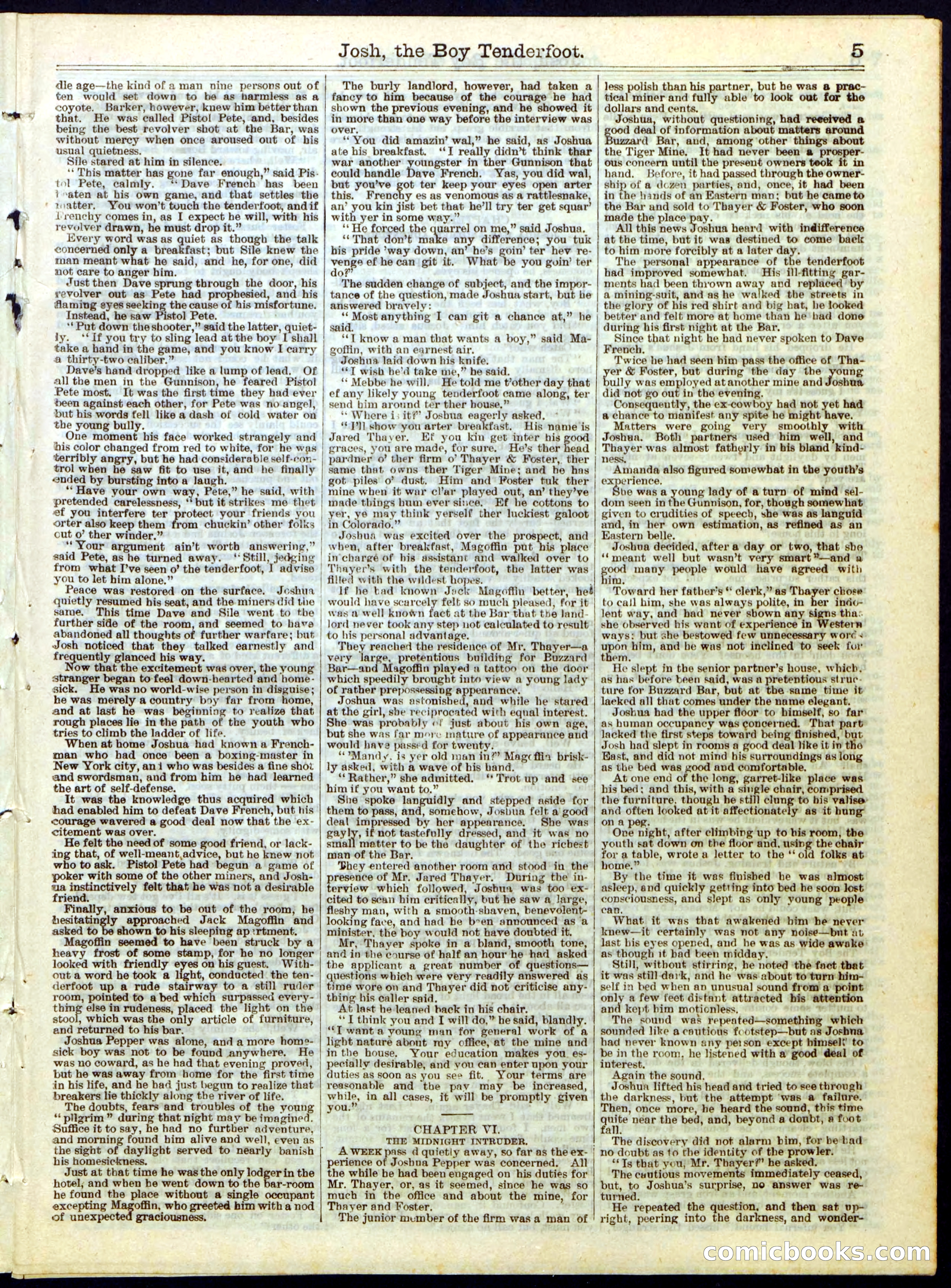 Beadle's Half Dime Library, No. 286 — page 5 of 16