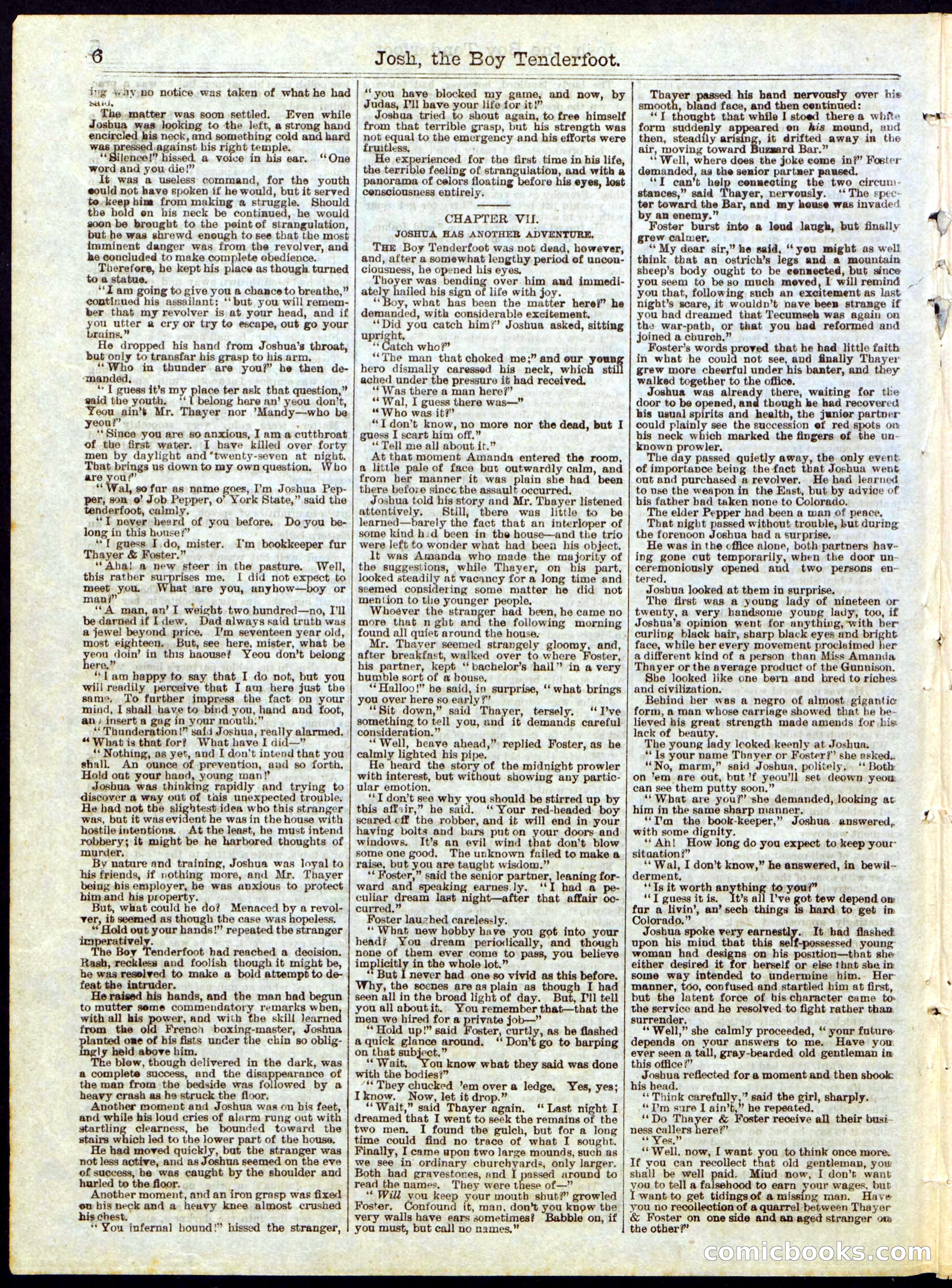 Beadle's Half Dime Library, No. 286 — page 6 of 16