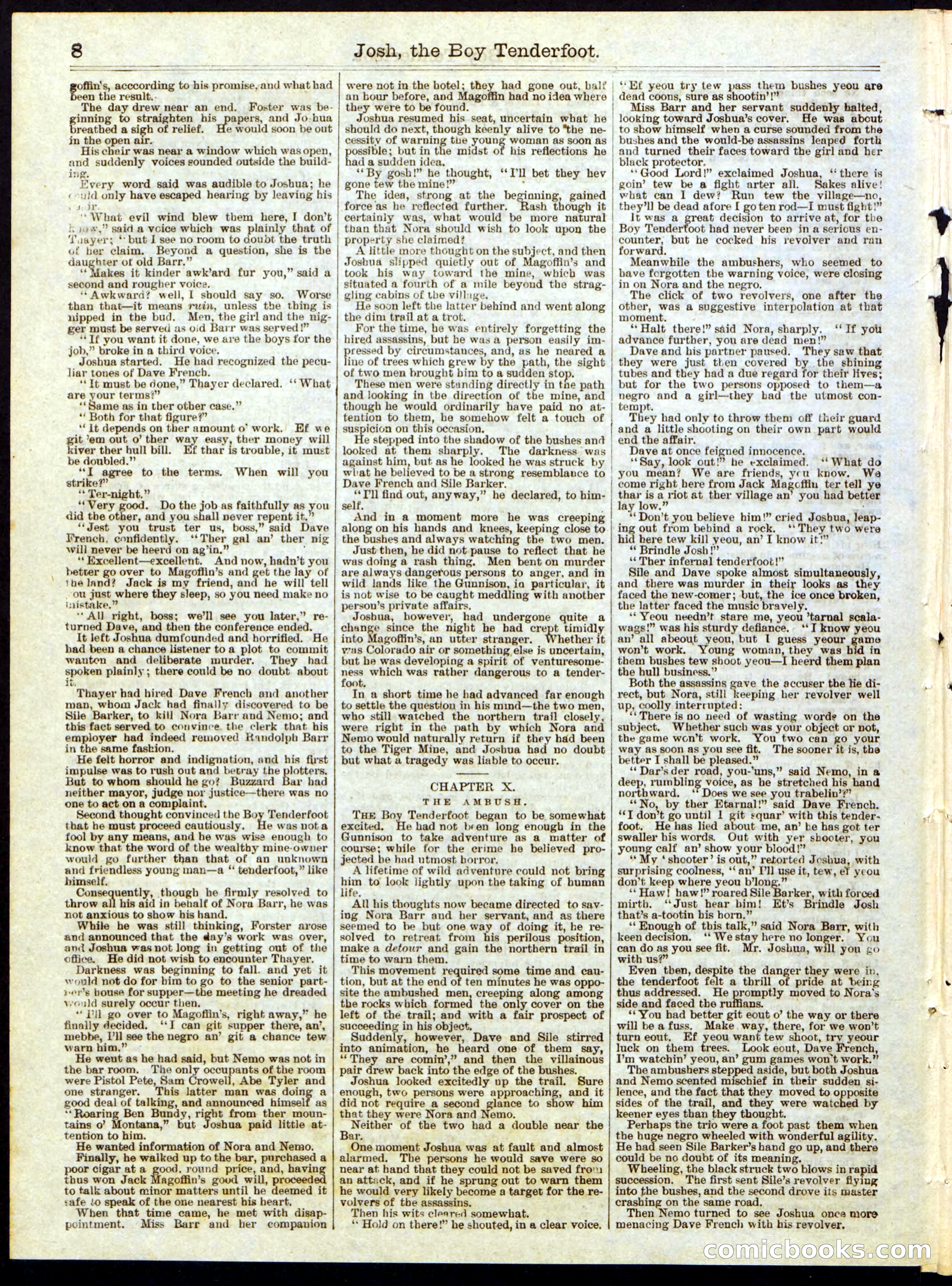 Beadle's Half Dime Library, No. 286 — page 8 of 16
