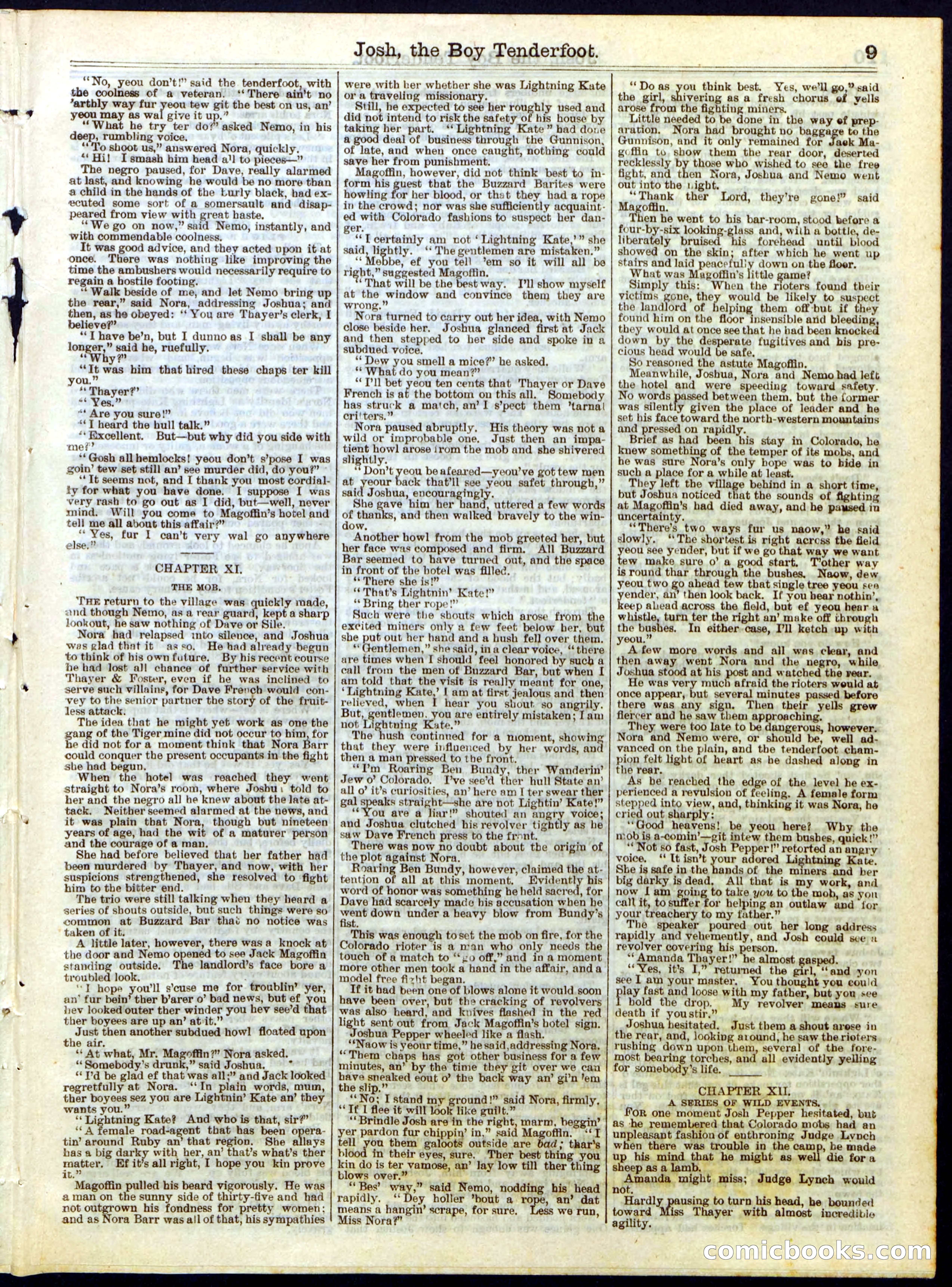 Beadle's Half Dime Library, No. 286 — page 9 of 16