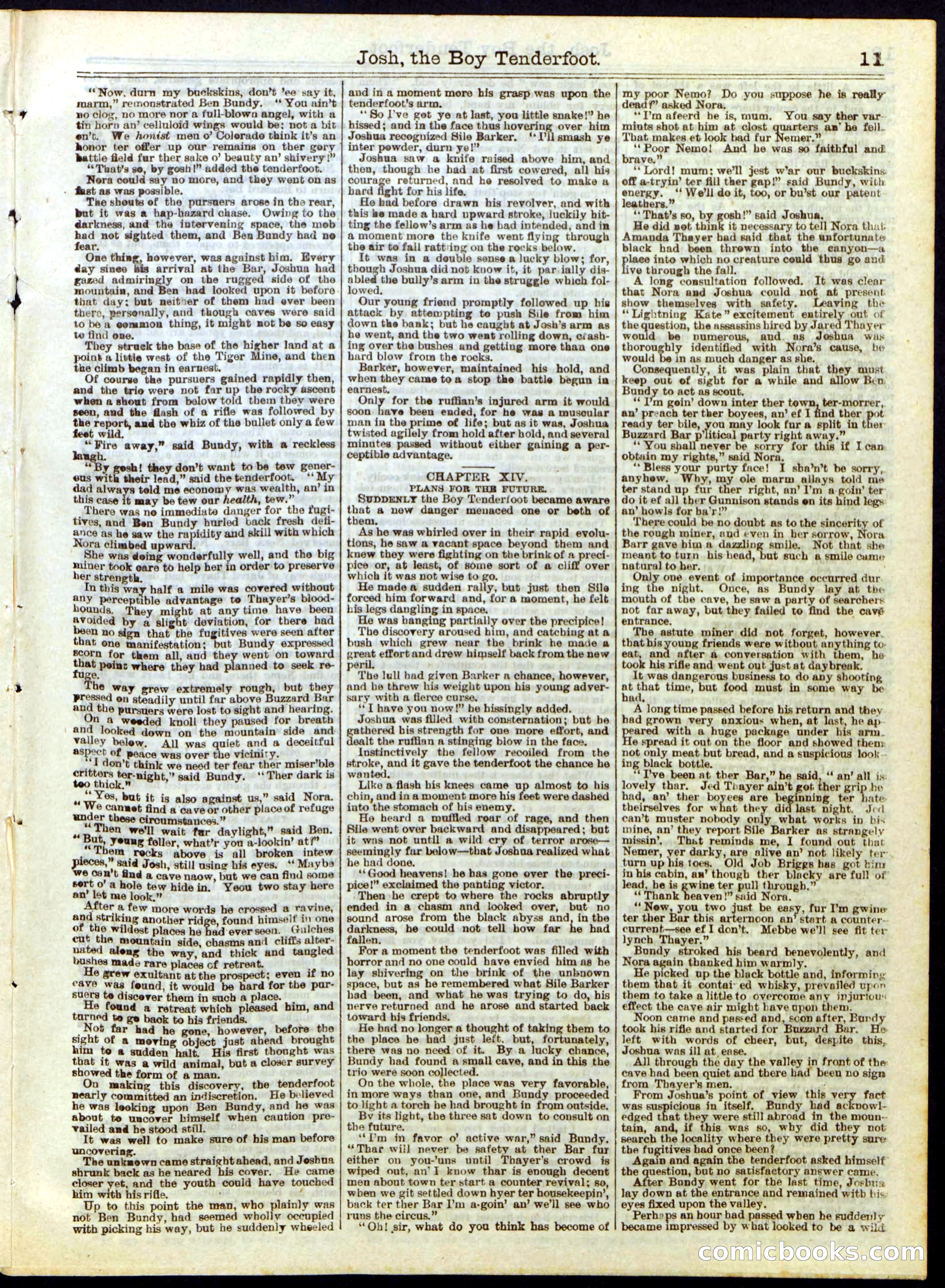 Beadle's Half Dime Library, No. 286 — page 11 of 16