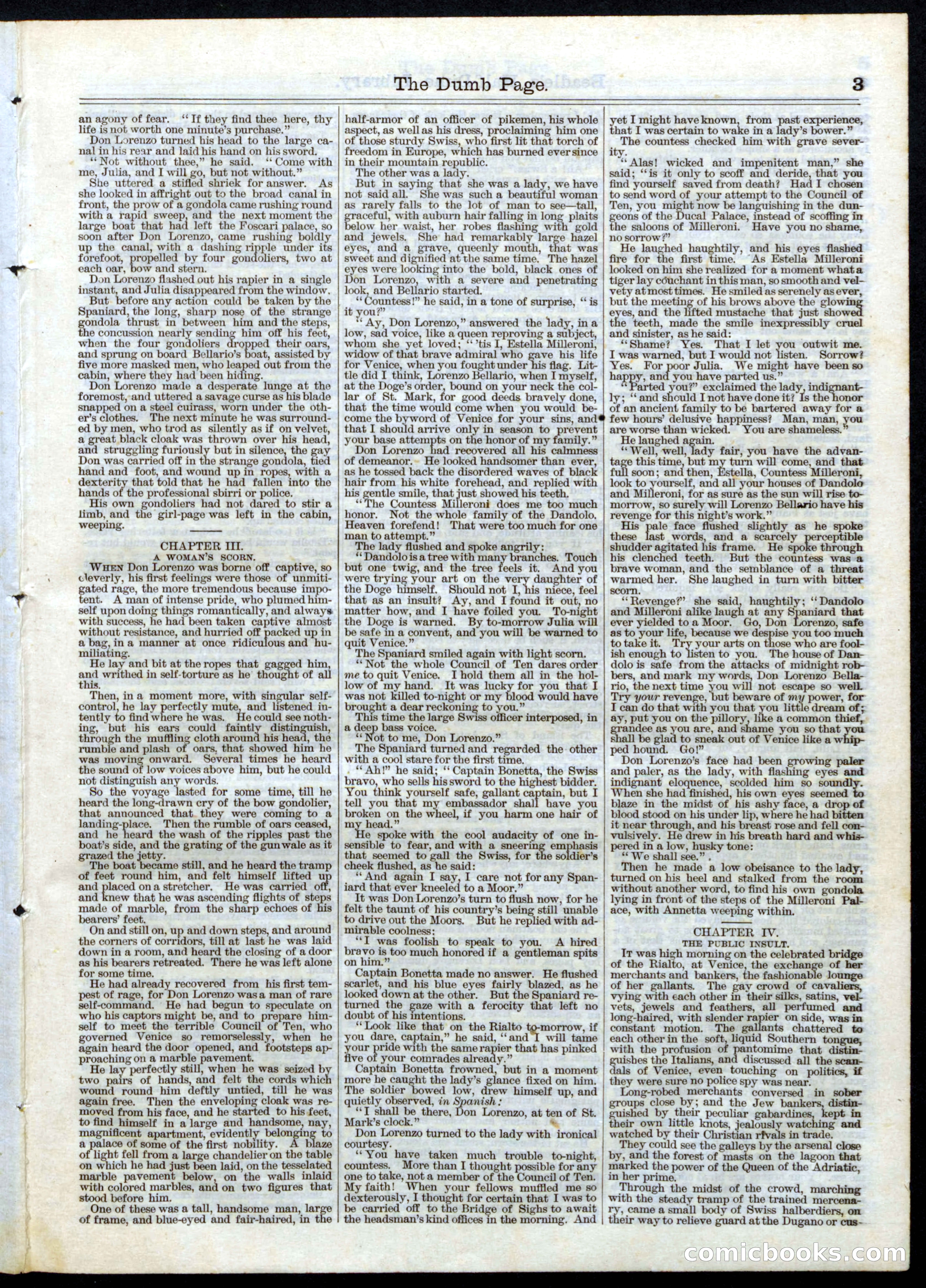 Beadle's Half Dime Library, No. 29 — page 3 of 16
