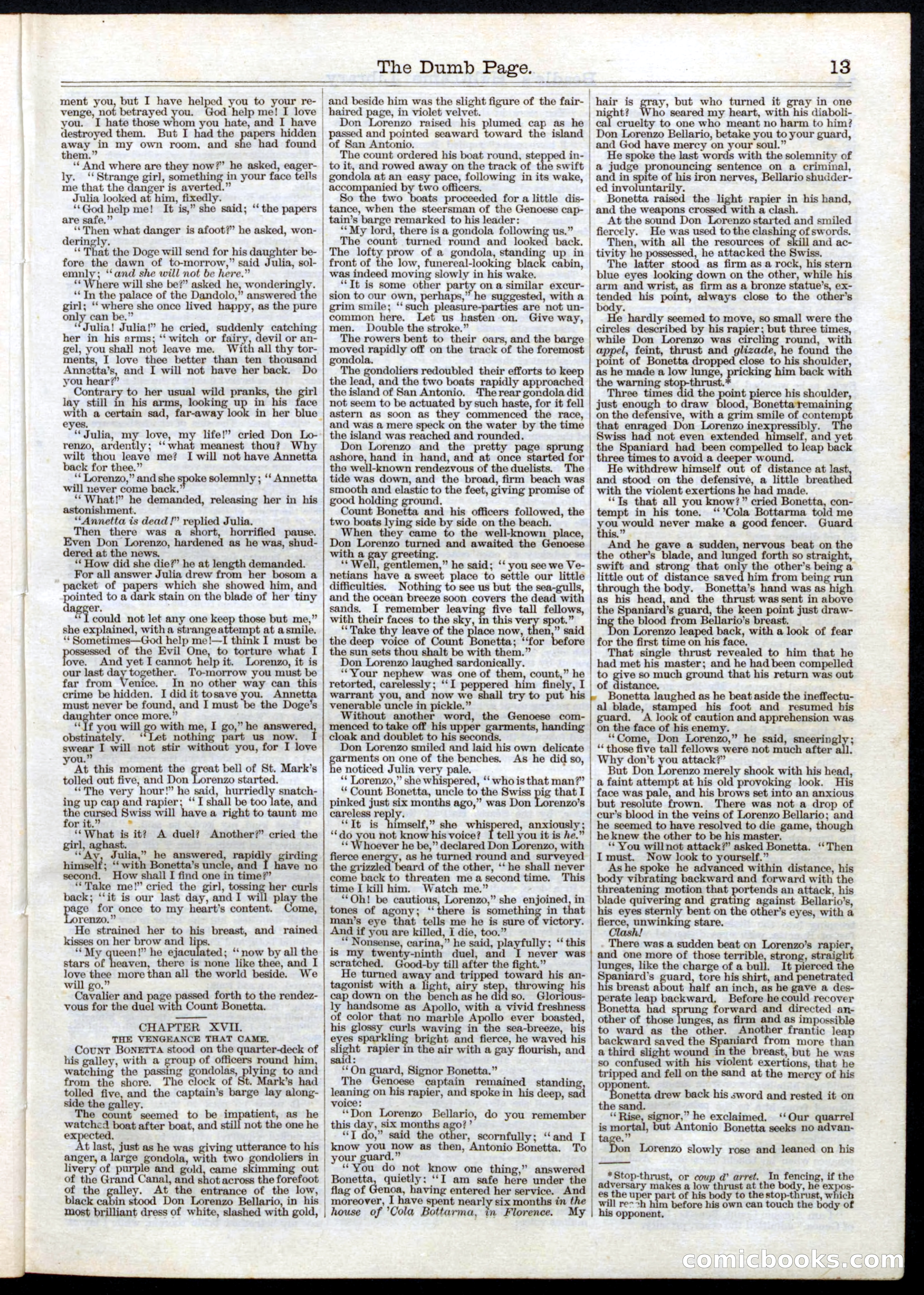 Beadle's Half Dime Library, No. 29 — page 13 of 16