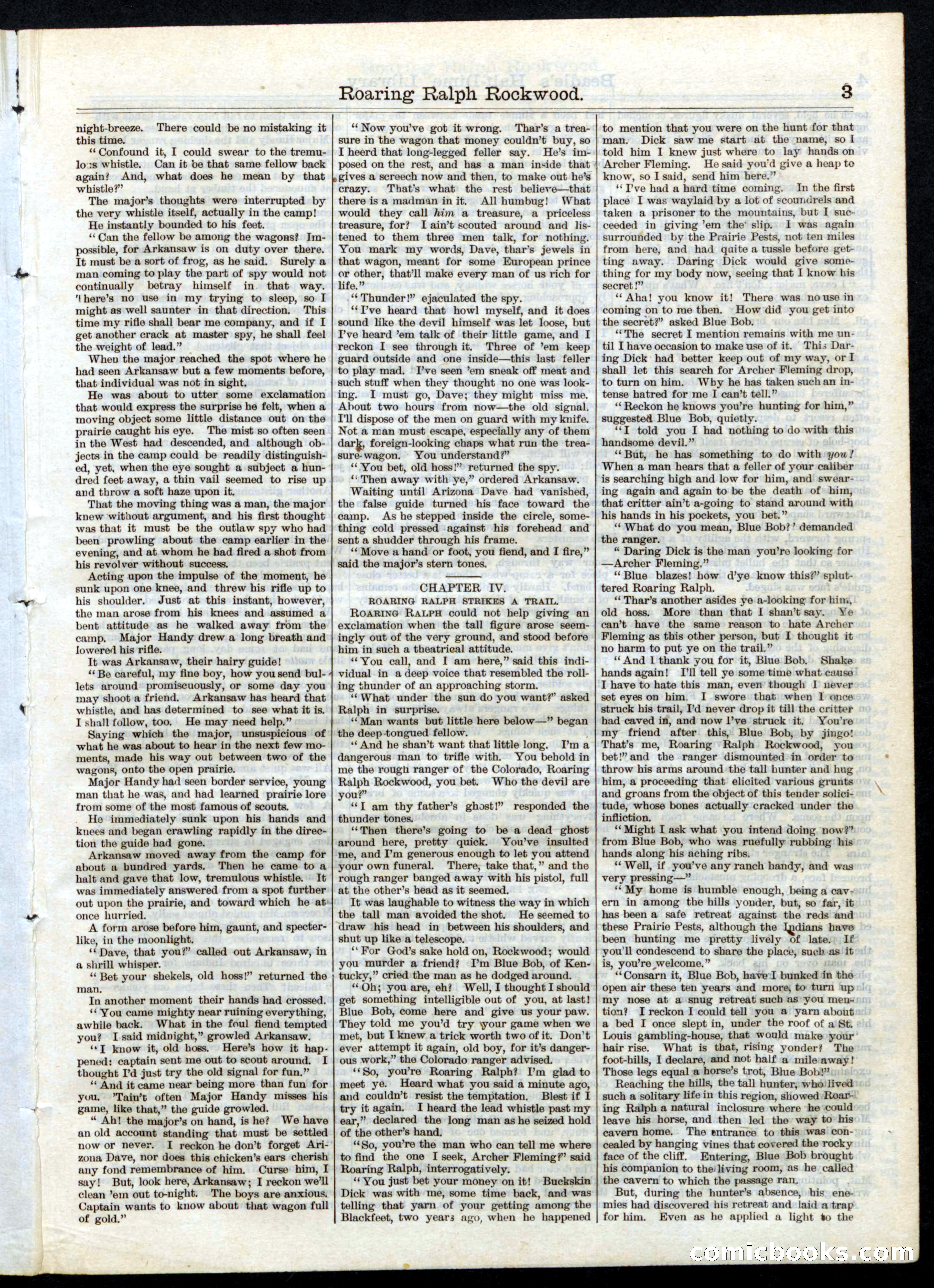Beadle's Half Dime Library No. 30 — page 3 of 16