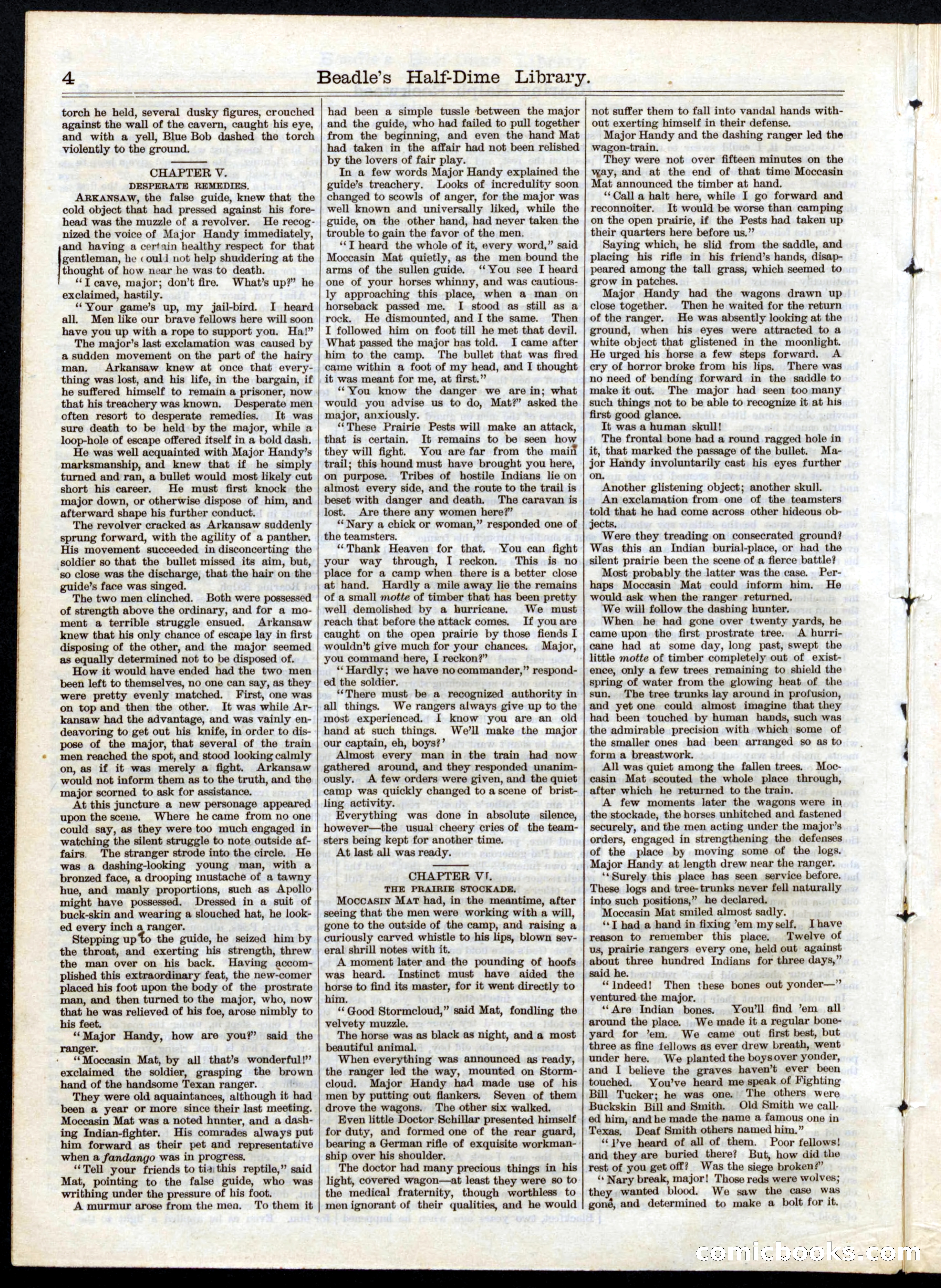 Beadle's Half Dime Library No. 30 — page 4 of 16