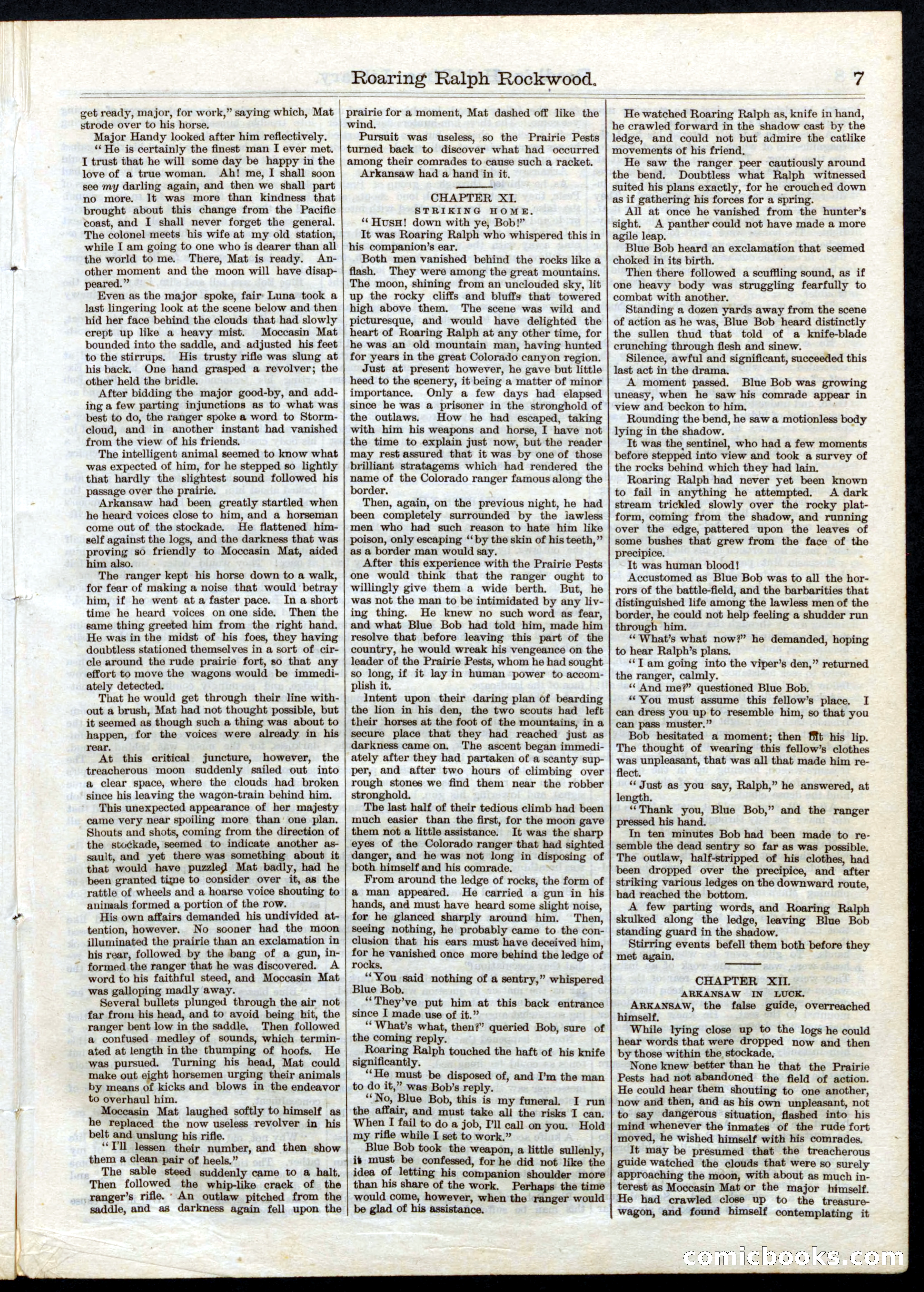 Beadle's Half Dime Library No. 30 — page 7 of 16