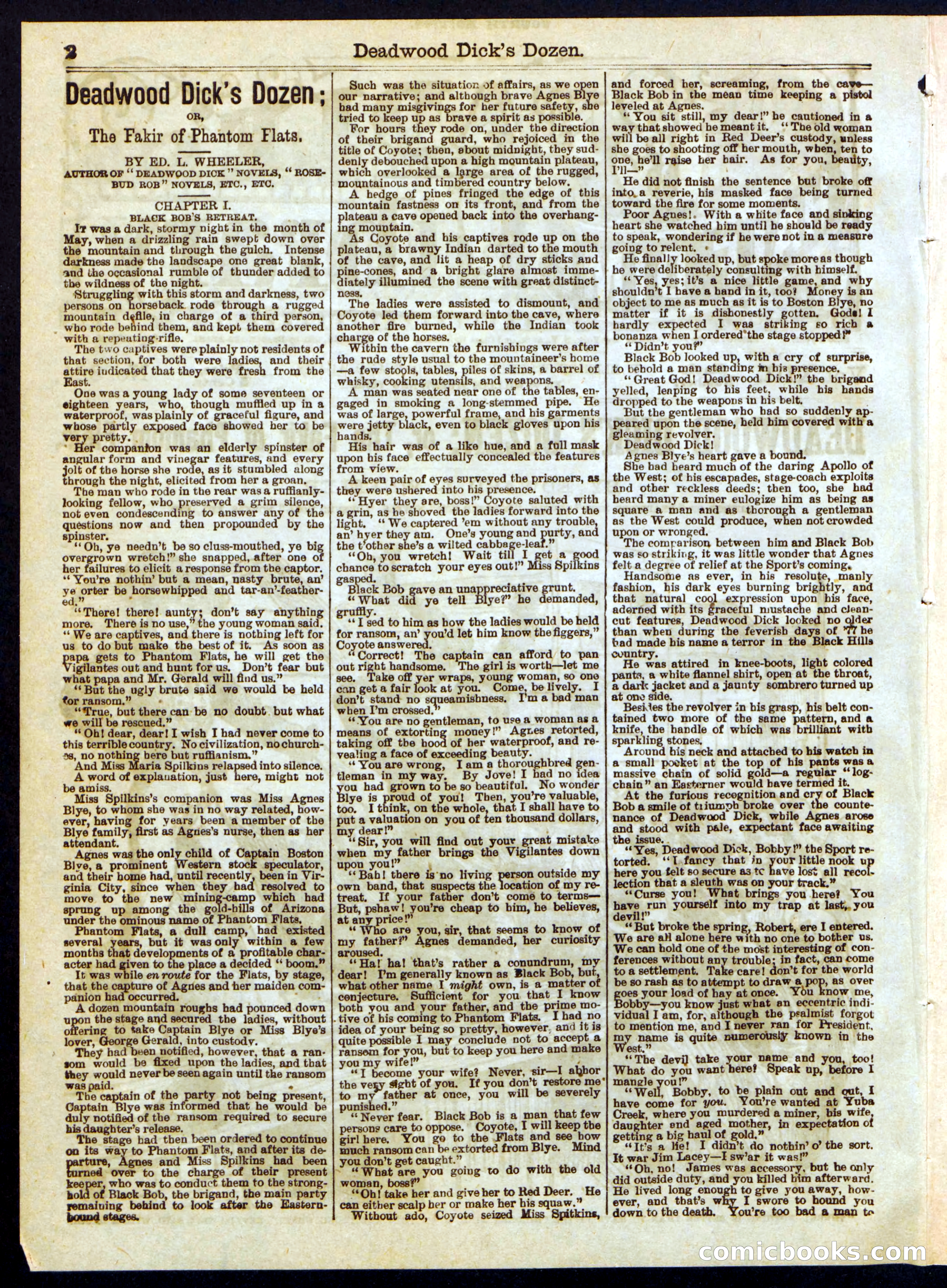 Beadle's Half Dime Library, No. 321 — page 2 of 16