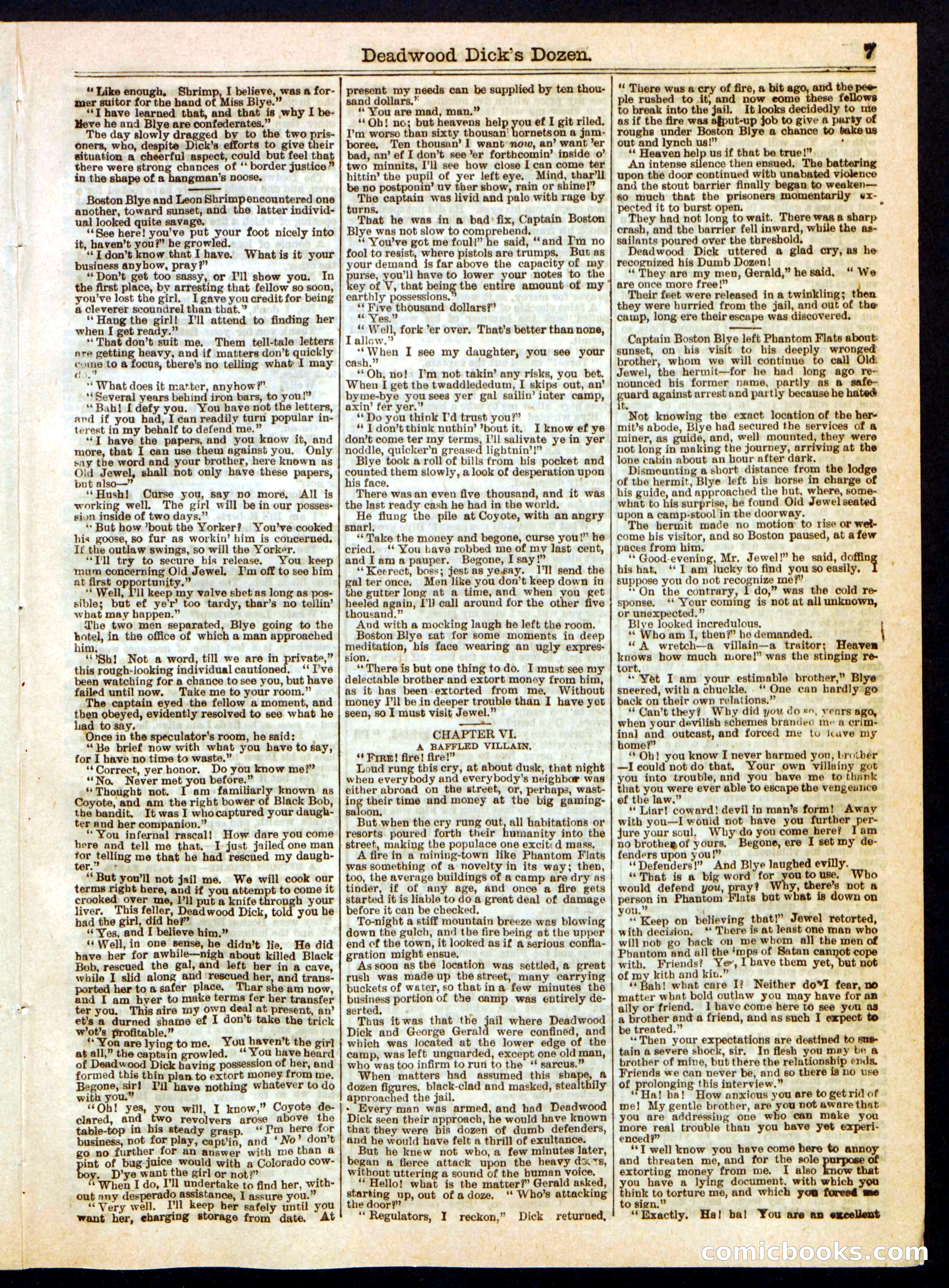 Beadle's Half Dime Library, No. 321 — page 7 of 16