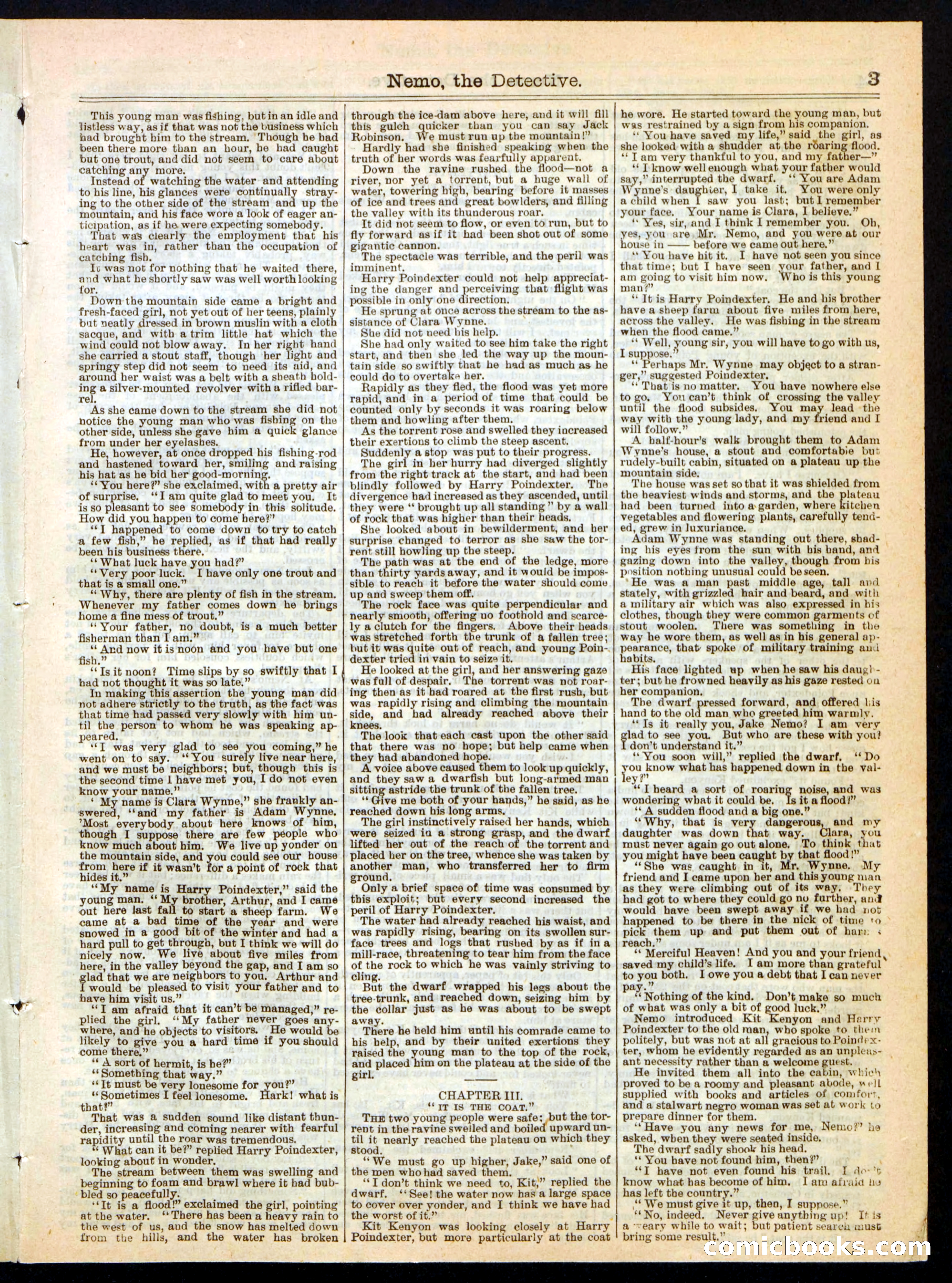 Beadle's Half Dime Library, No. 322 — page 3 of 16