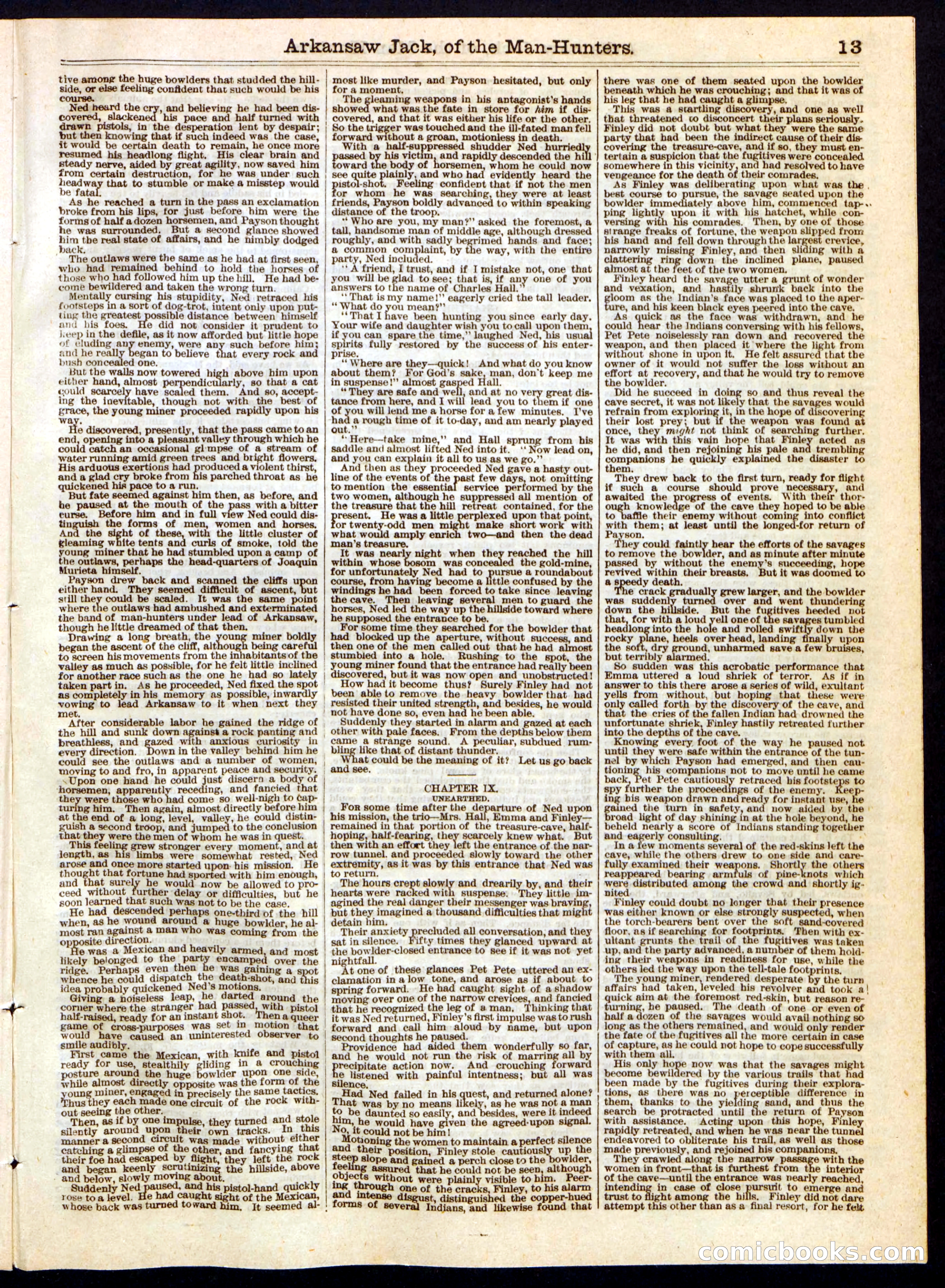 Beadle's Half Dime Library No. 323 — page 13 of 16