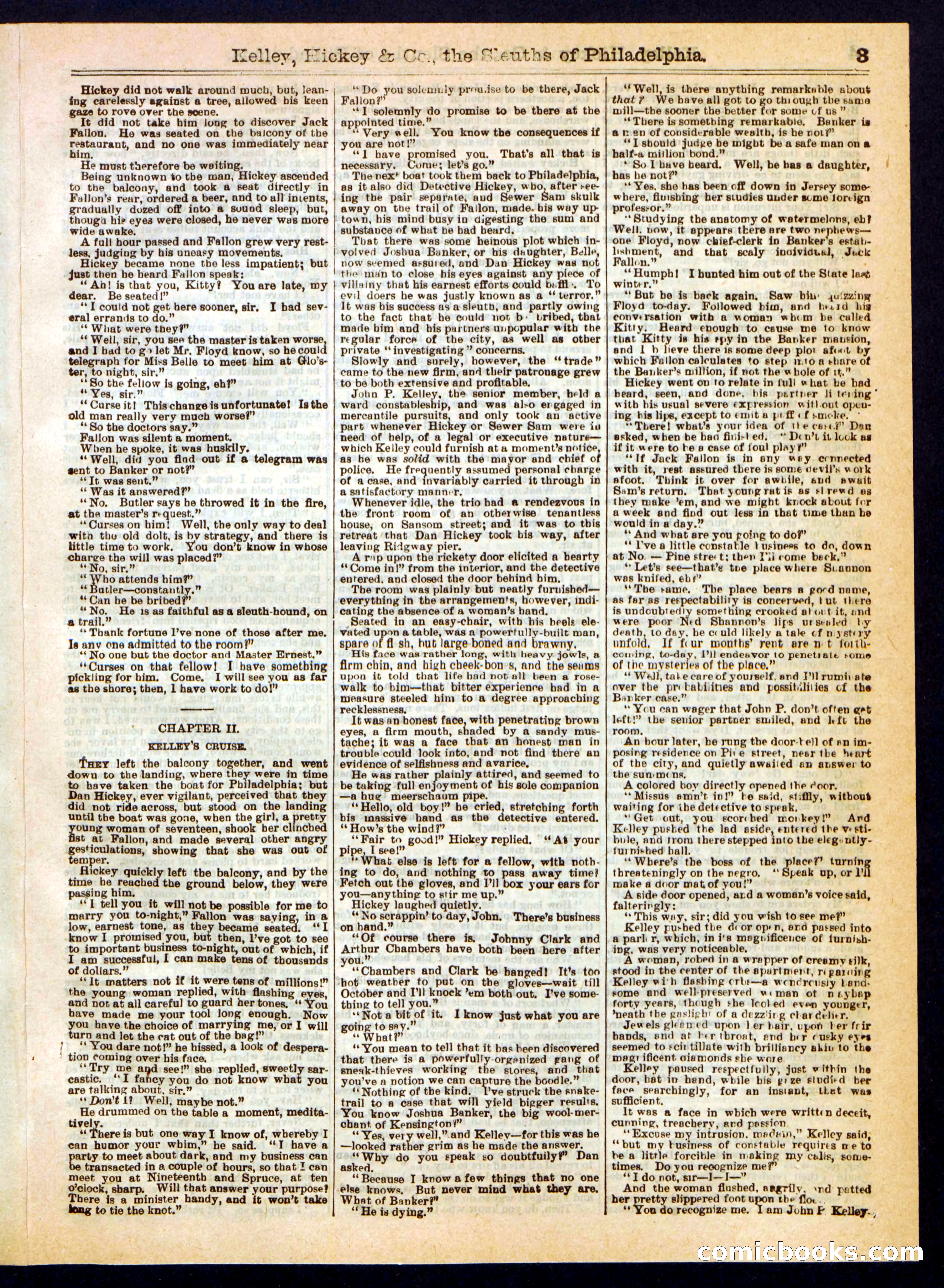 Beadle's Half Dime Library No. 325 — page 3 of 16