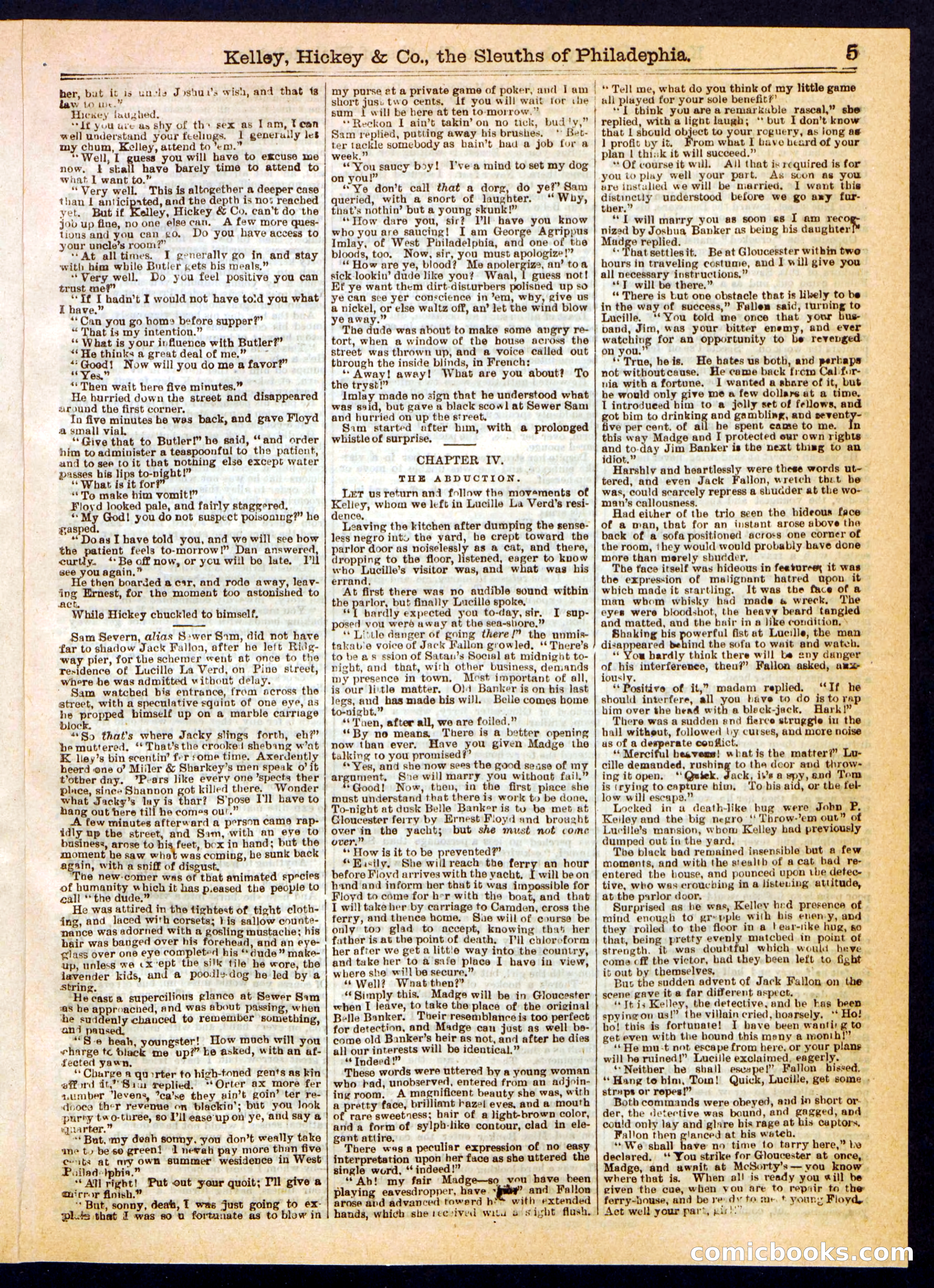 Beadle's Half Dime Library No. 325 — page 5 of 16