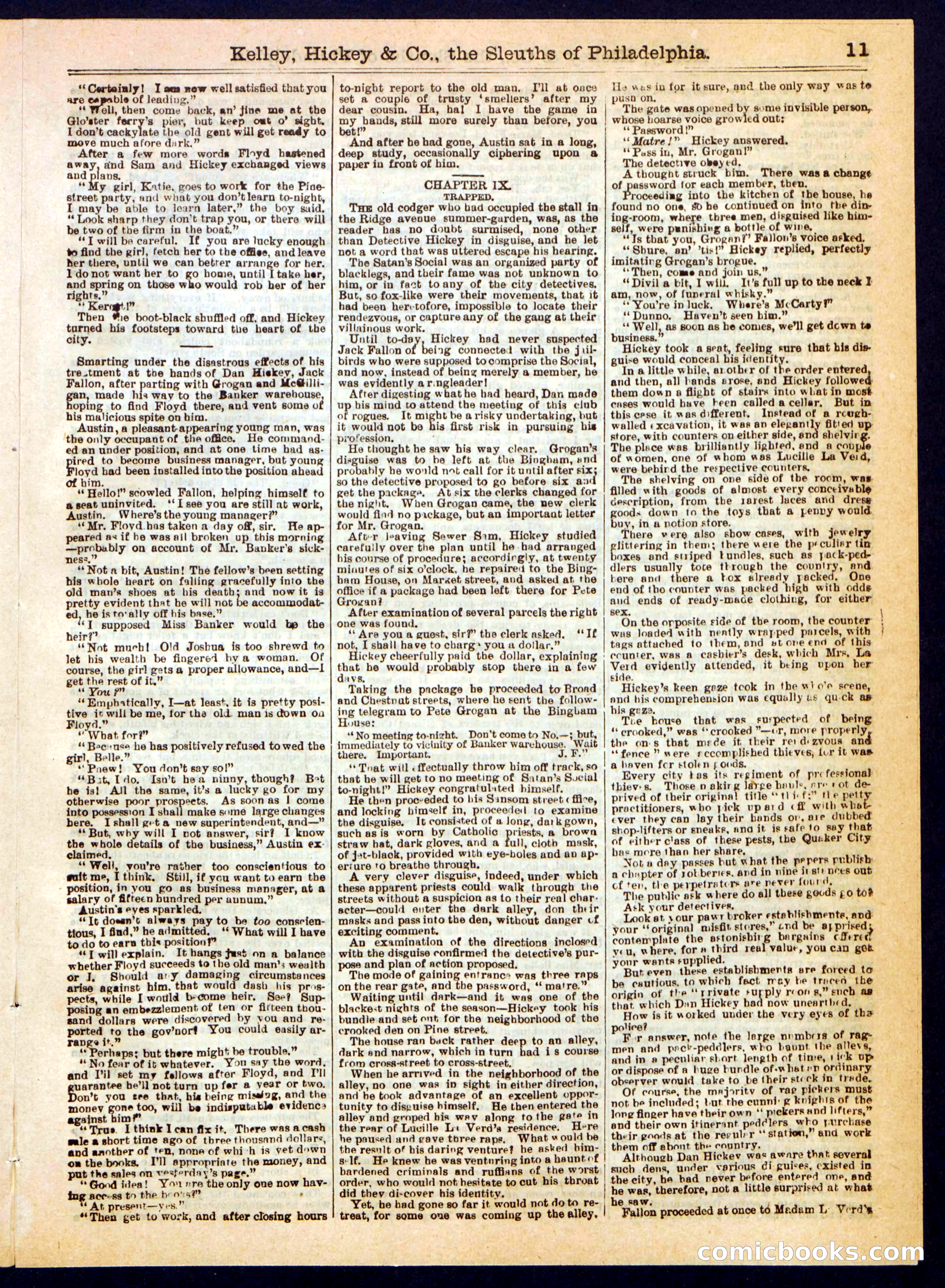 Beadle's Half Dime Library No. 325 — page 11 of 16