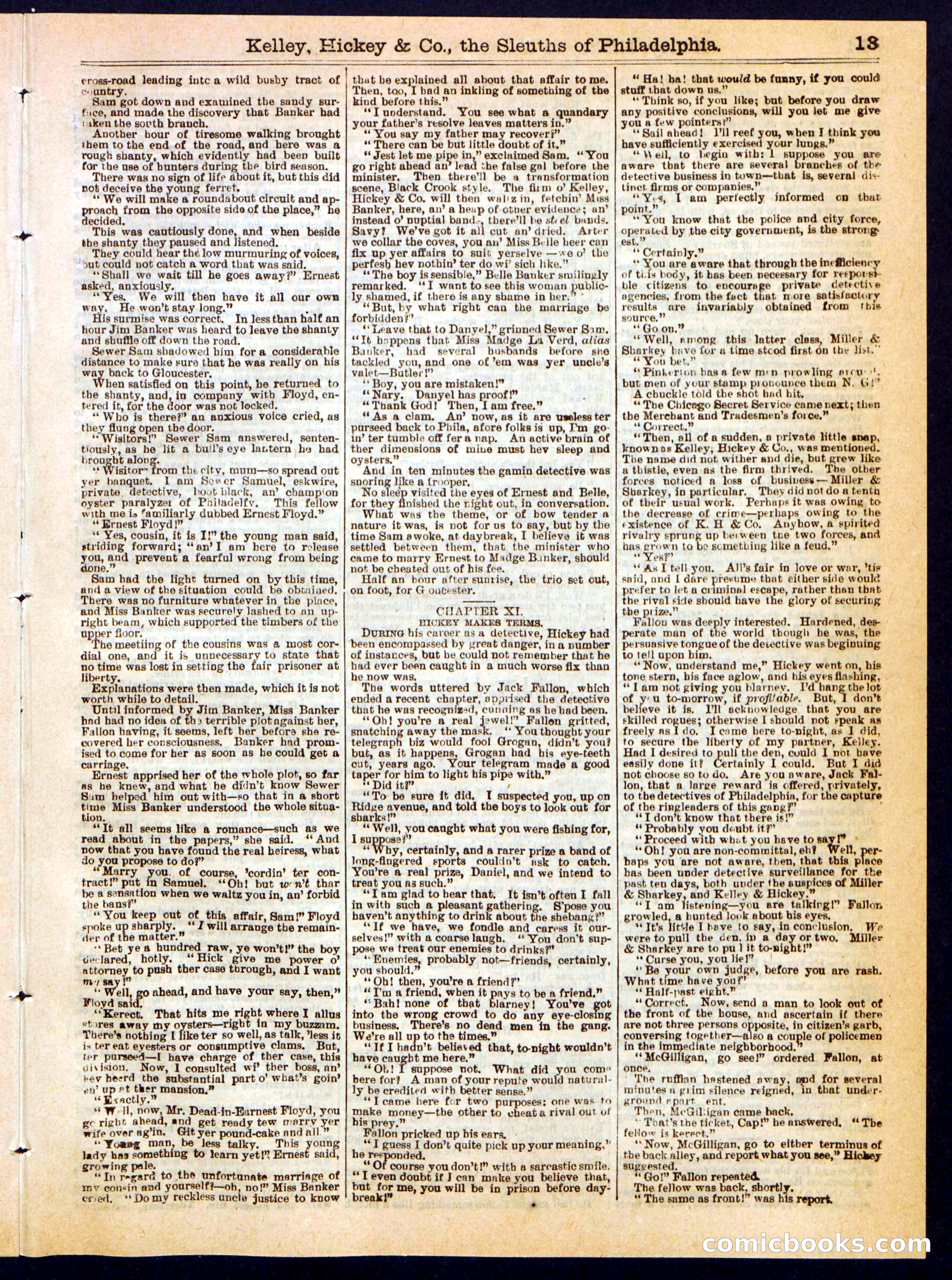 Beadle's Half Dime Library No. 325 — page 13 of 16