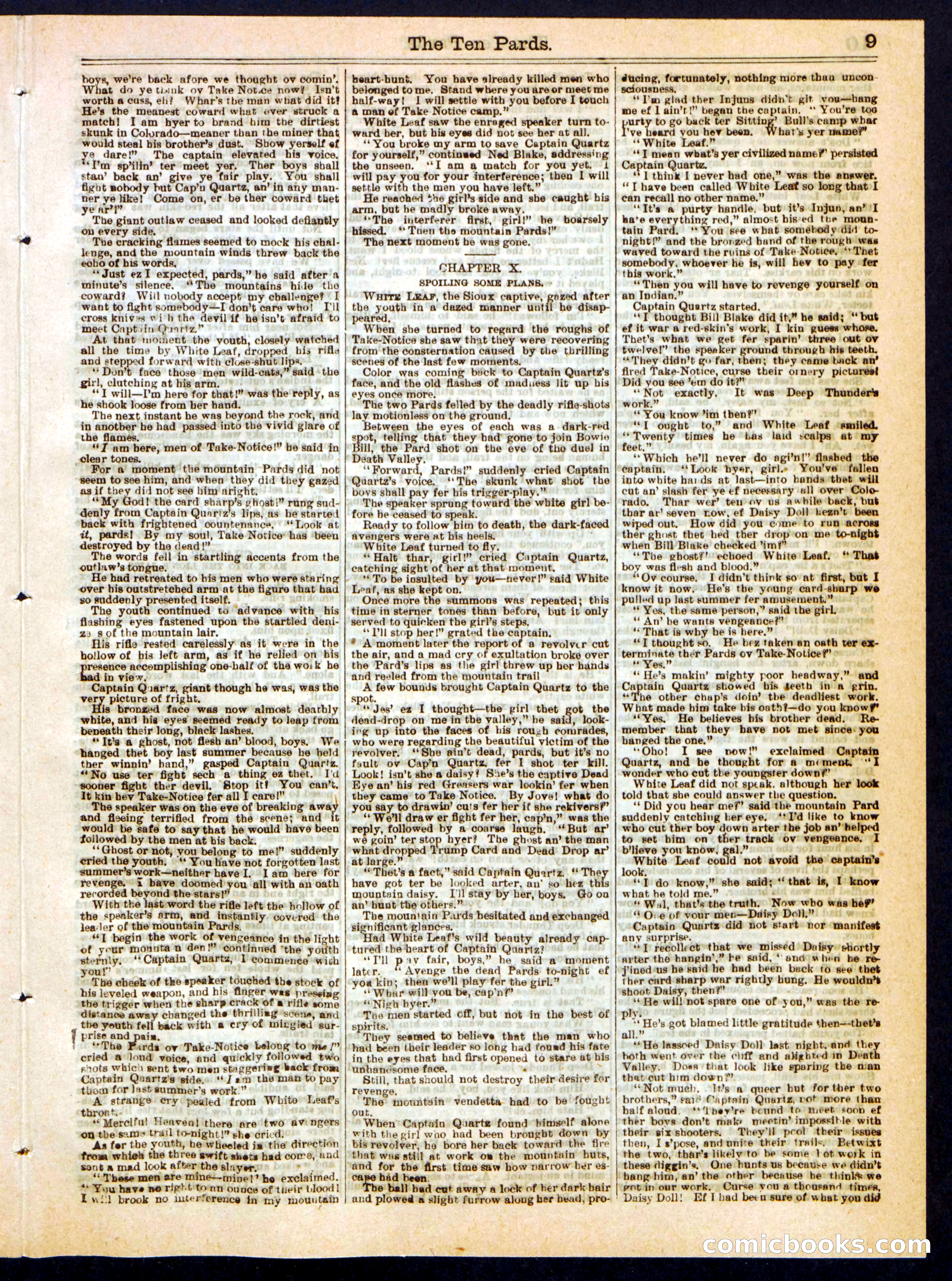 Beadle's Half Dime Library, No. 326 — page 9 of 16