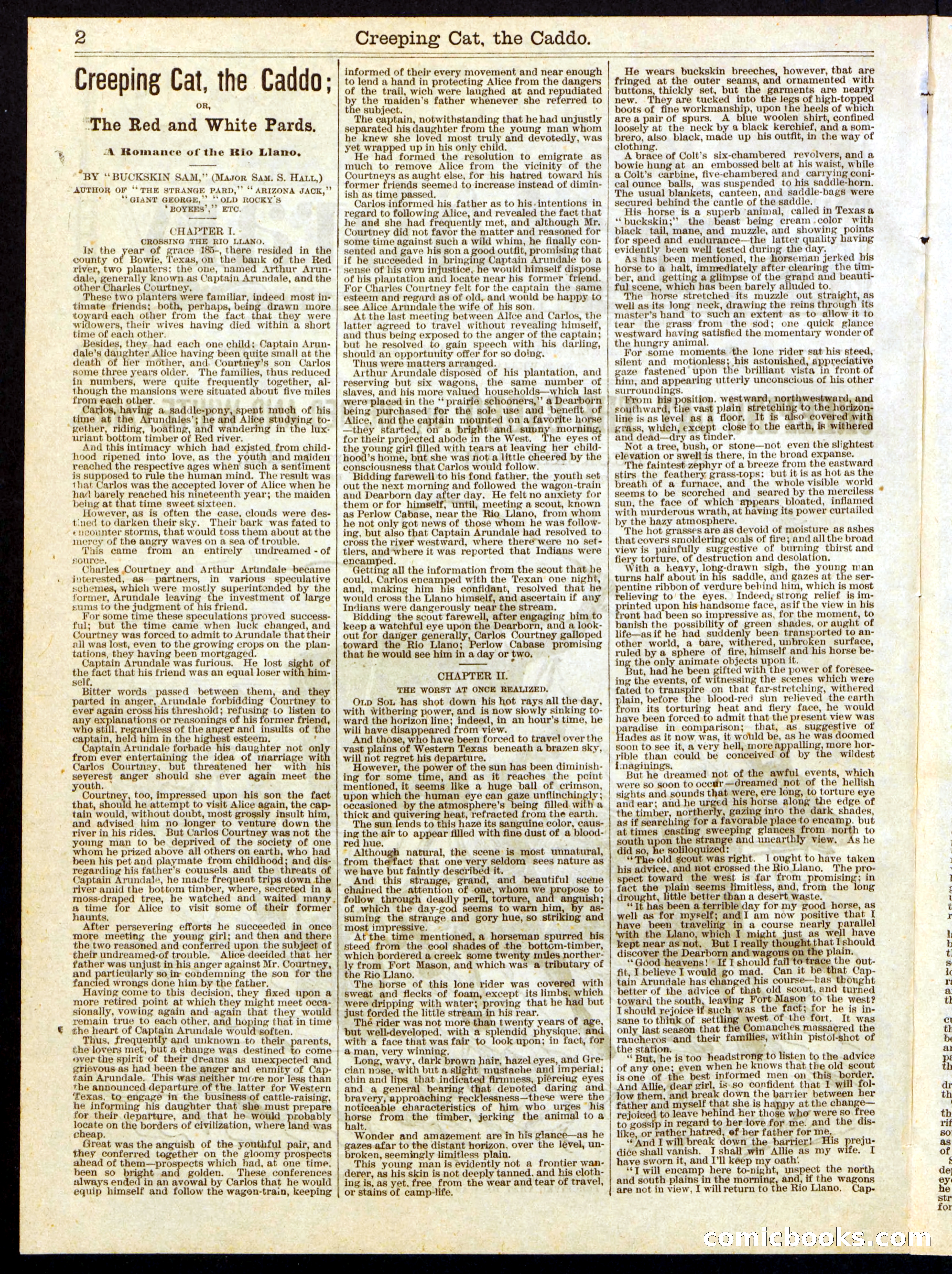 Beadle's Half Dime Library, No. 327 — page 2 of 16