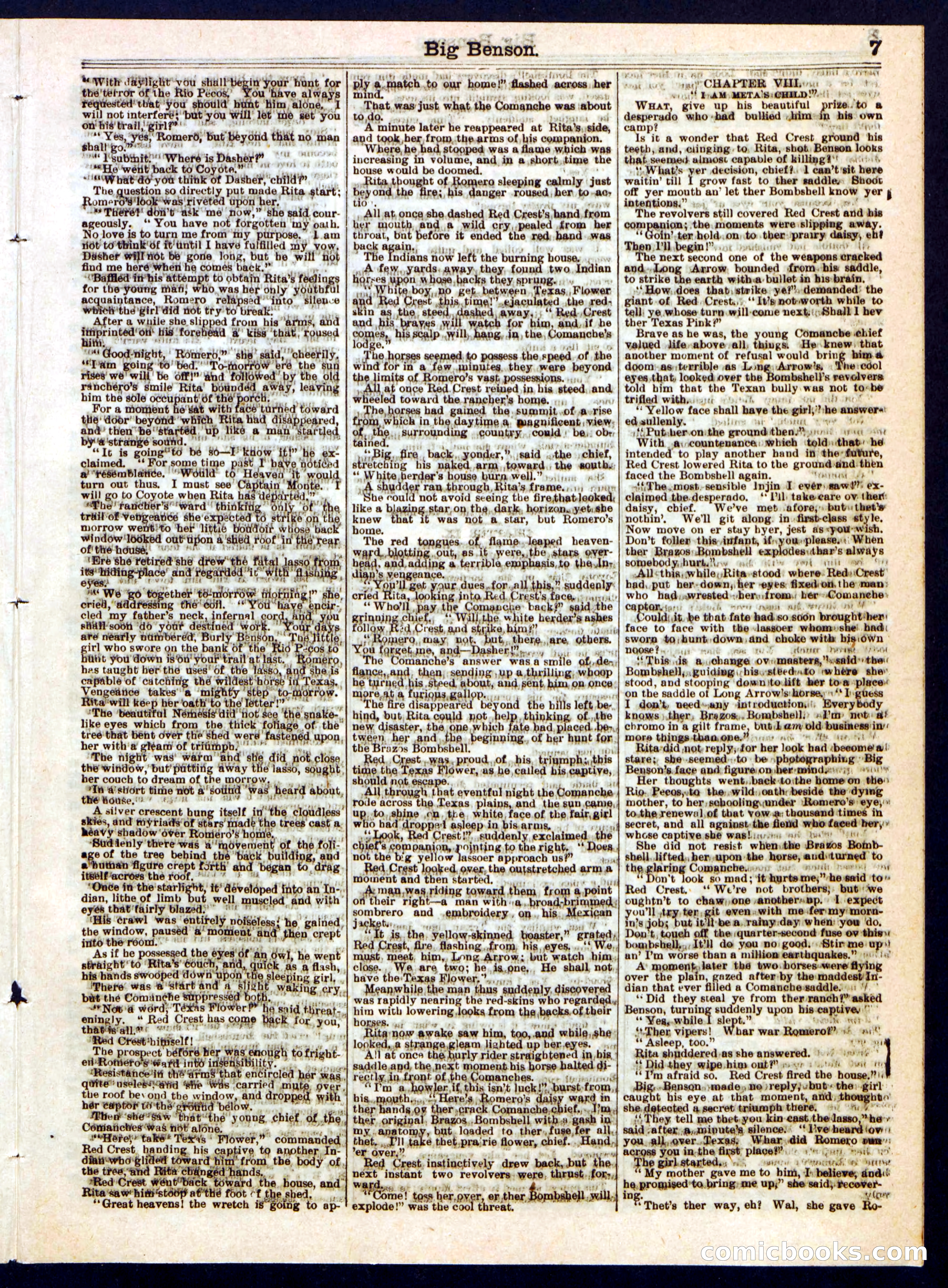 Beadle's Half Dime Library No. 386 — page 7 of 16