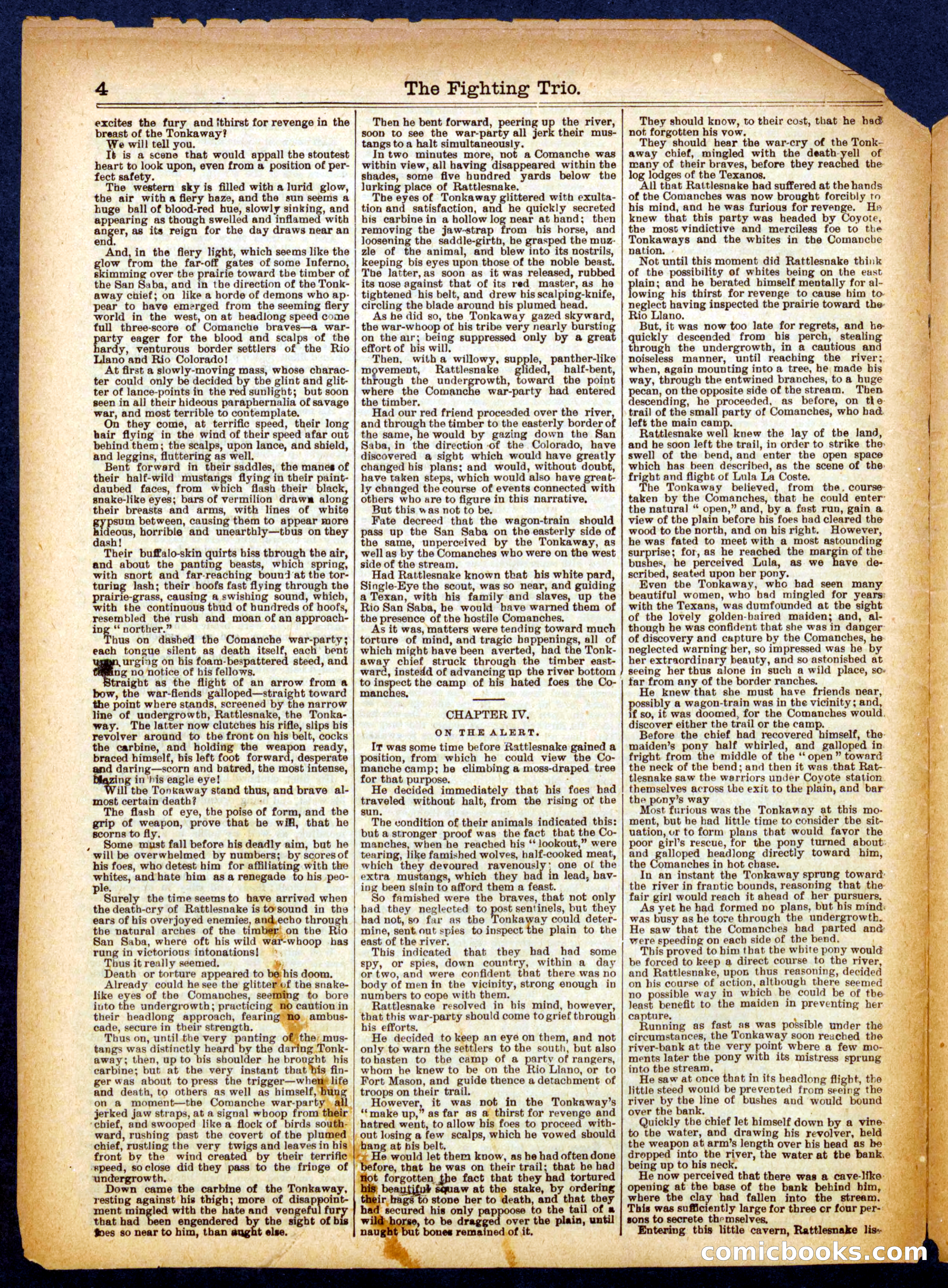 Beadle's Half Dime Library No. 344 — page 4 of 16
